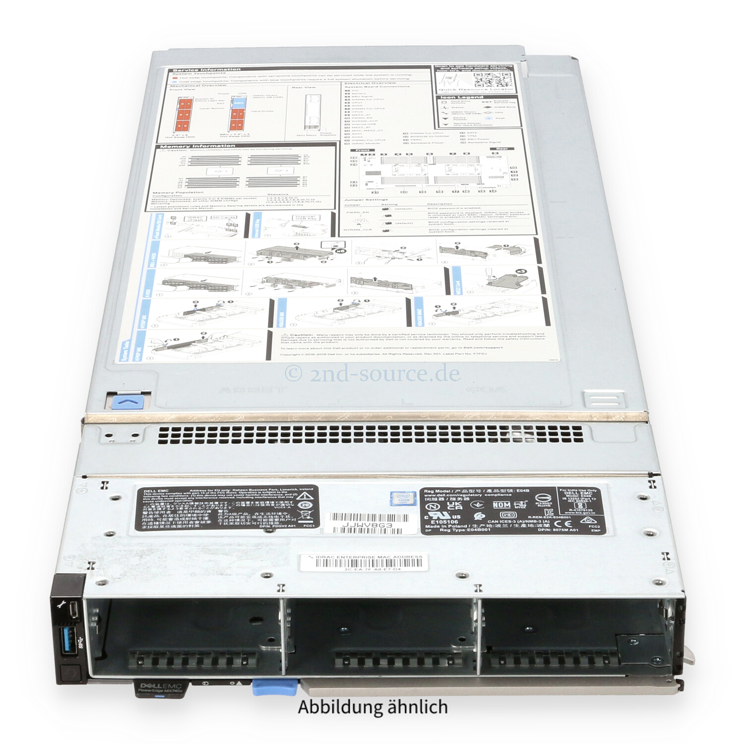 Dell MX740c 6xSFF 2P Platinum 8160 2.10GHz 24C 512GB H730p QL41262 Dell MX740c 6xSFF 2P Platinum 8160 2.10GHz 24C 512GB H730p QL41262