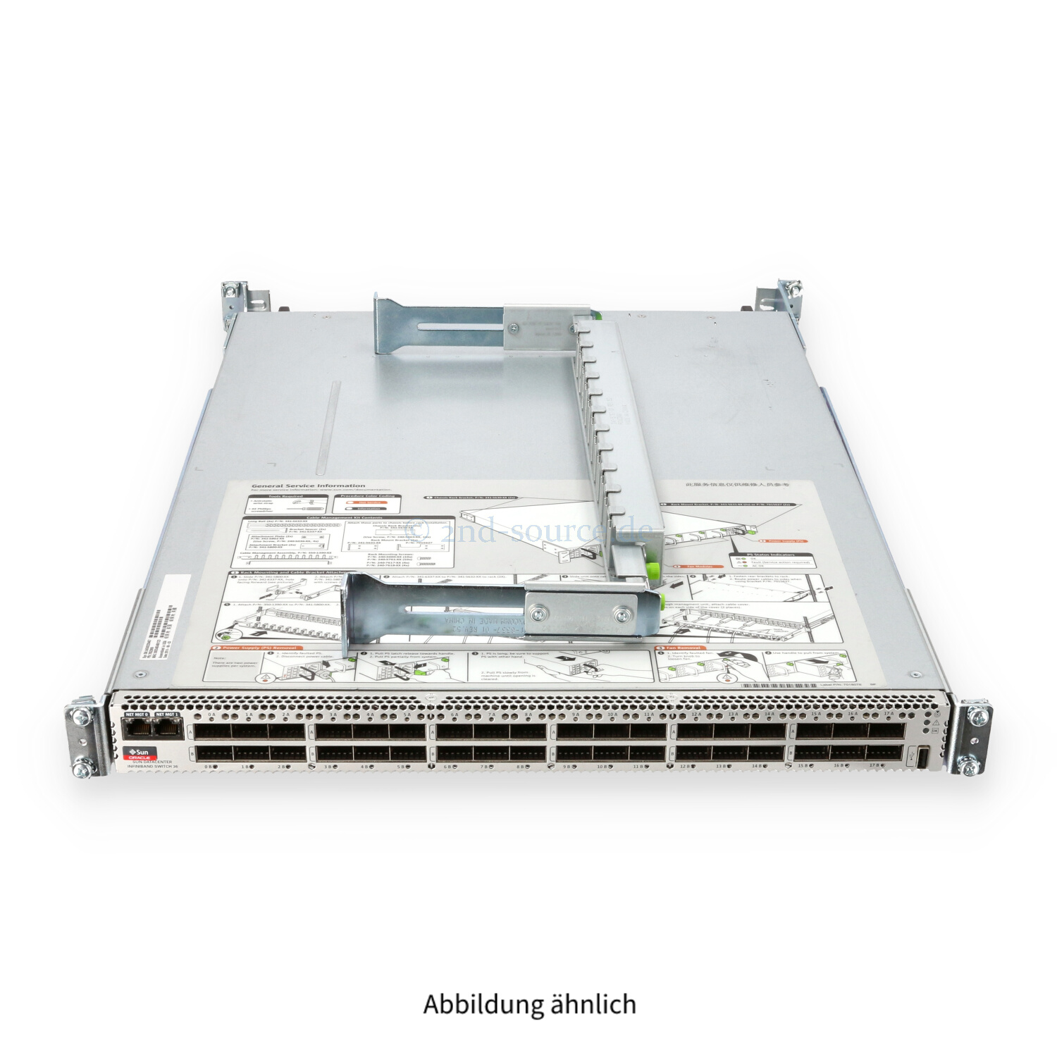 SUN Oracle X2821A 36x QSFP QDR 40GBase Datacenter Infiniband Switch 7052969