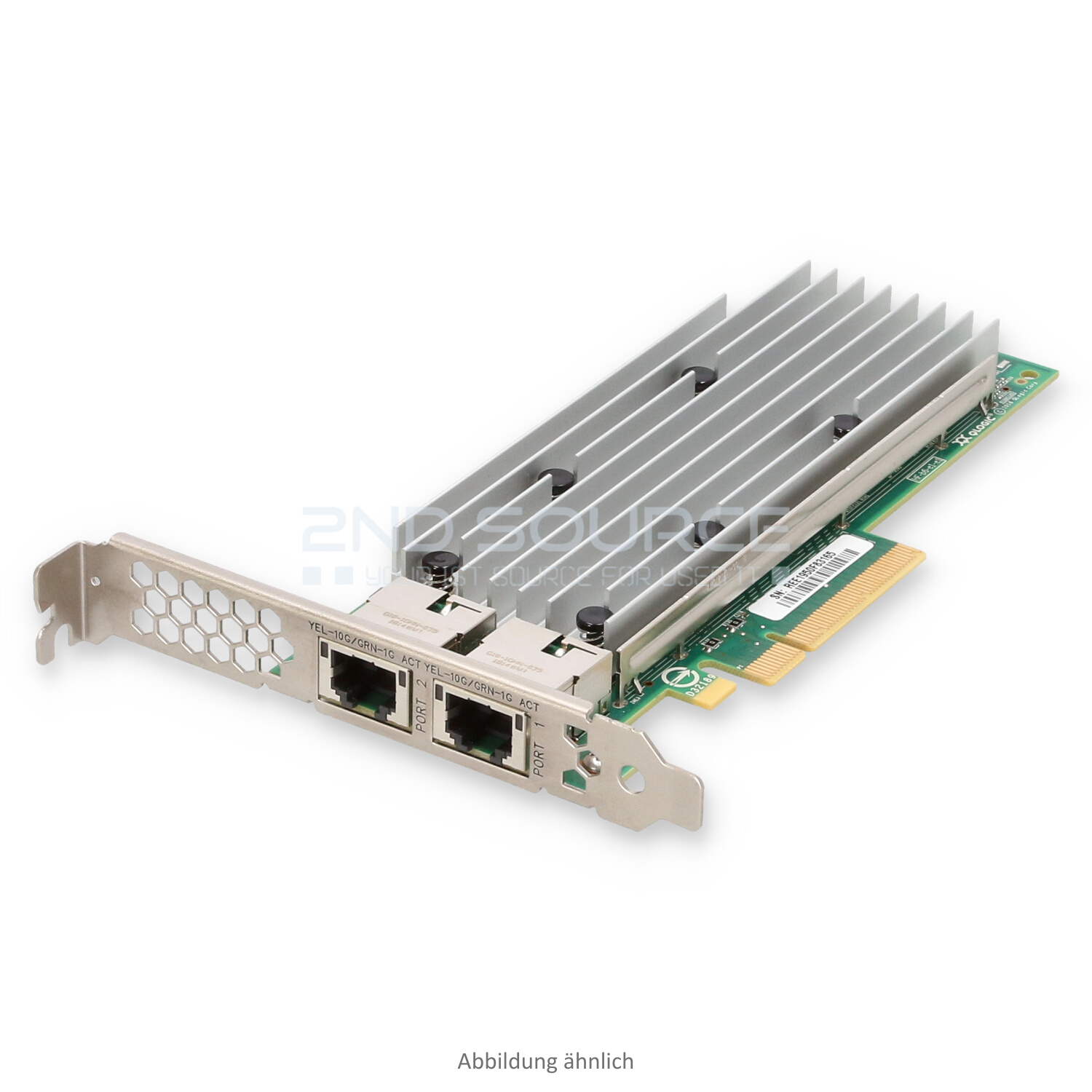 Fujitsu QLogic QL41112HLRJ-F 2x 10GbE RJ-45 PCIe 3.0 x8 Server Ethernet Adapter High Profile AH2010405-42