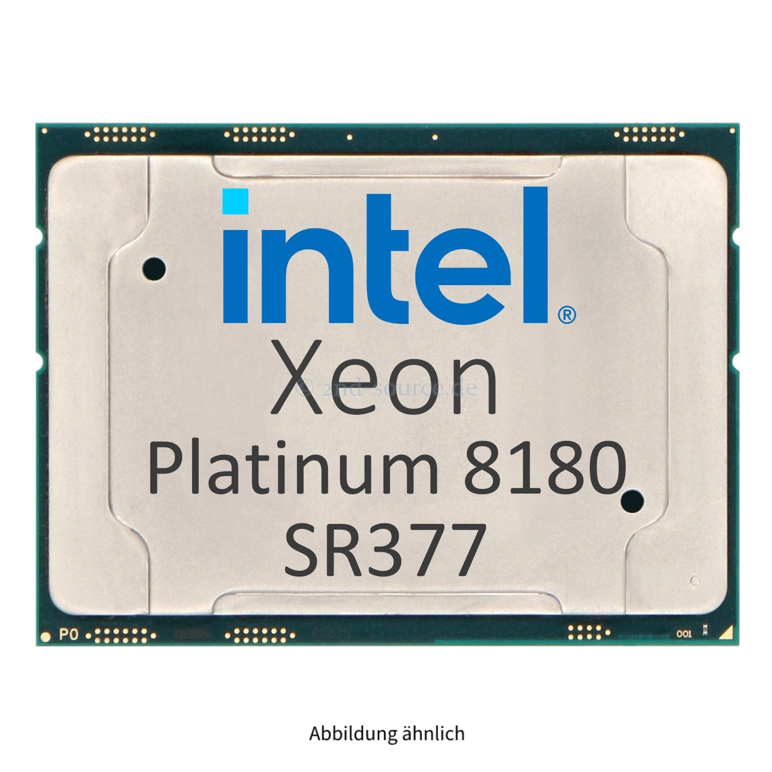 Intel Xeon Platinum 8180 2.50GHz 38.5 MB 28-Core CPU 205W SR377 CD8067303314400