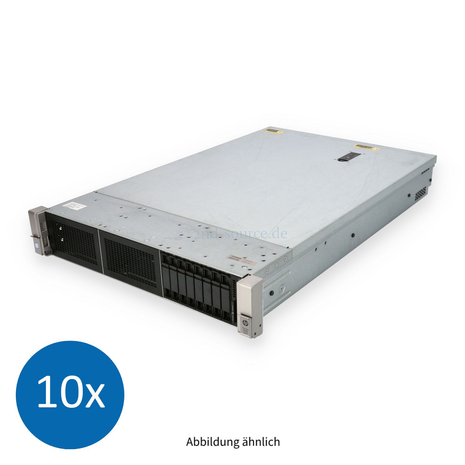 10x HPE DL380 G9 8x SFF 1P E5-2620 v4 2.10GHz 8C 32GB P440ar 2x RPS