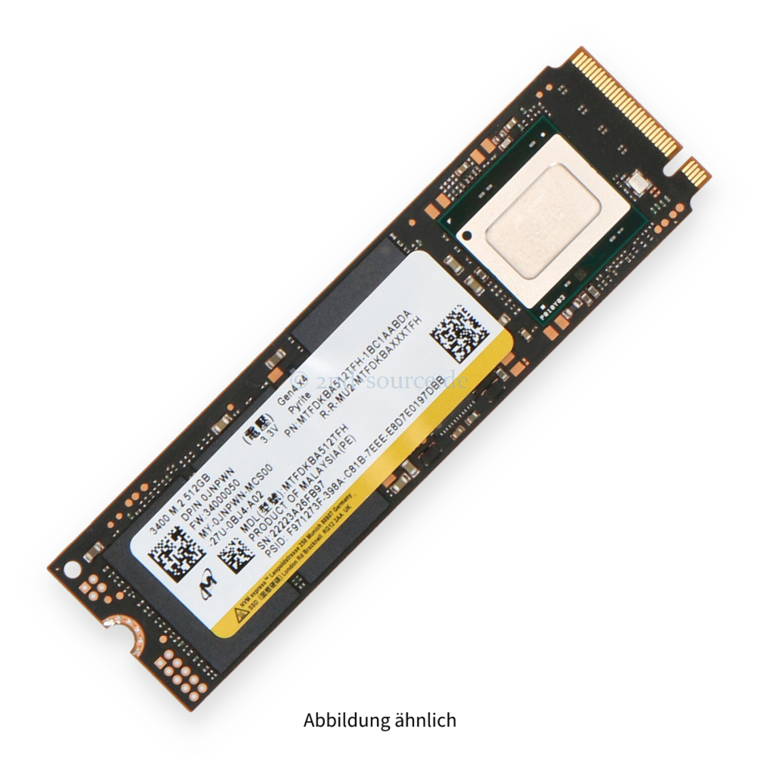 Dell 512GB NVMe PCIe TLC M.2 SSD JNPWN 0JNPWN | 0JNPWN-REF