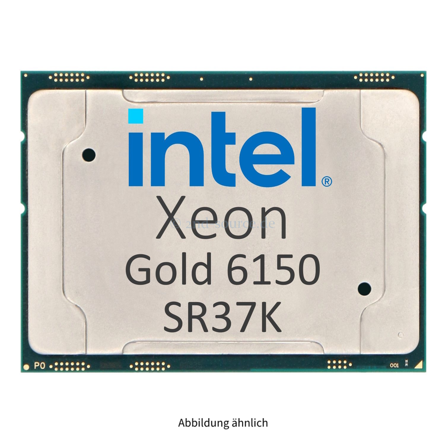 Intel Xeon Gold 6150 2.70GHz 24.75MB 18-Core CPU 165W SR37K CD8067303328000