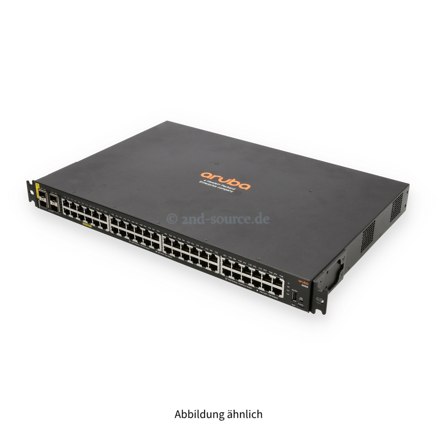 HPE Aruba 6000 48G 48x 1GbE PoE+ 4x SFP 1GbE Switch R8N85A