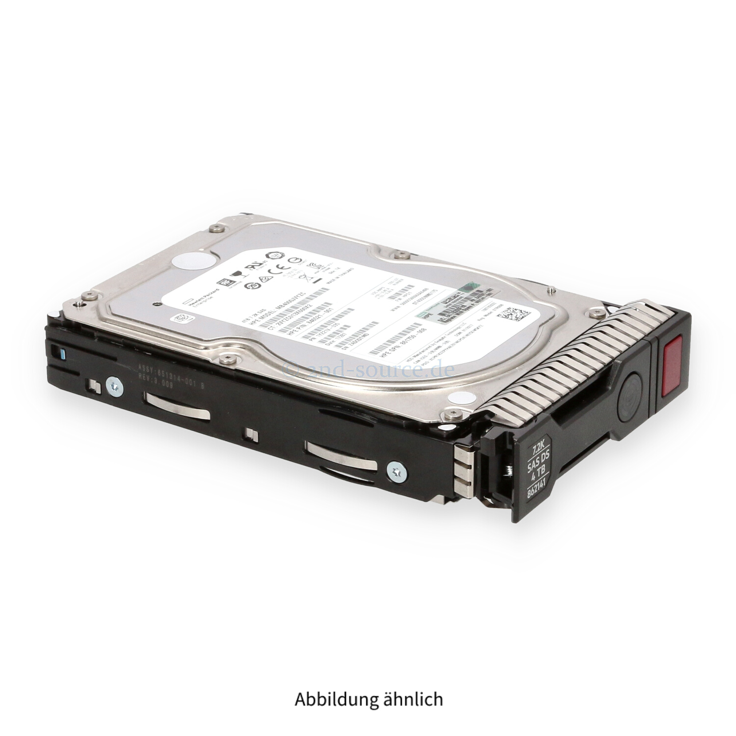 HPE 4TB 7.2k SAS 12G LFF Midline SC HotPlug HDD 861756-B21 862141-001