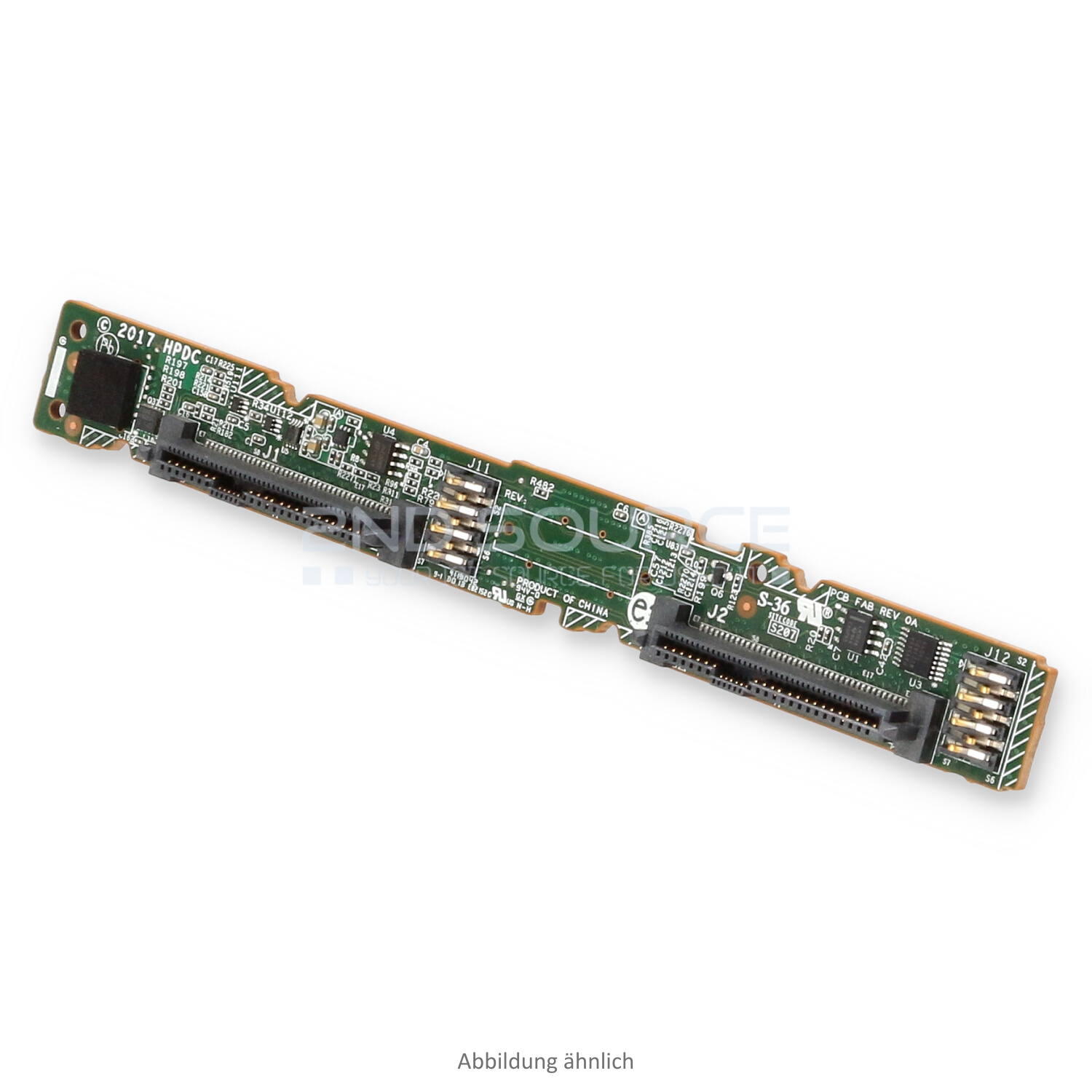 HPE 2x 2.5'' SFF U.2 NVMe SC Backplane Board DL360 G10 875080-001 854804-001
