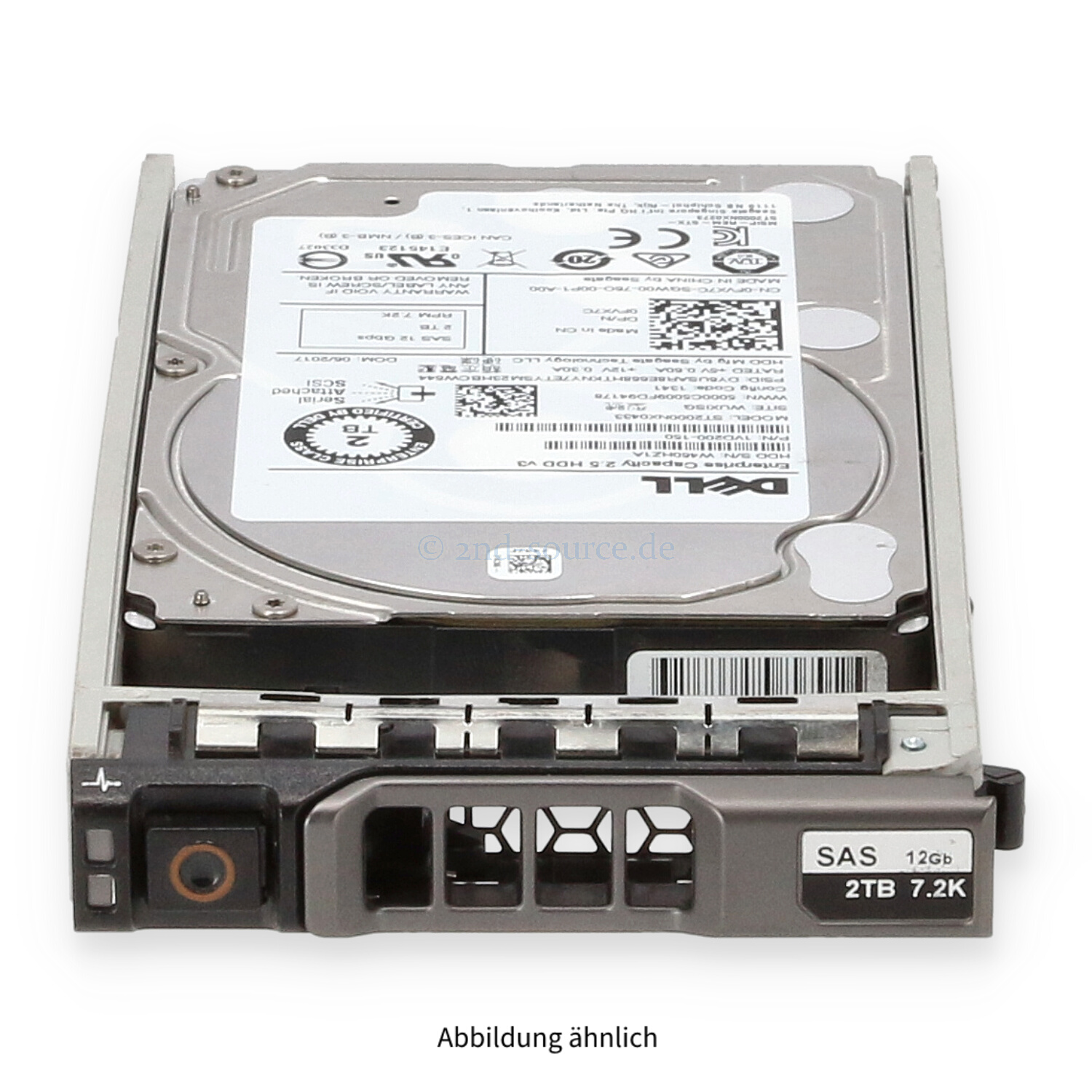 Dell 2TB 7.2k SAS 12G SFF HotPlug HDD FVX7C 0FVX7C 0H194D H194D