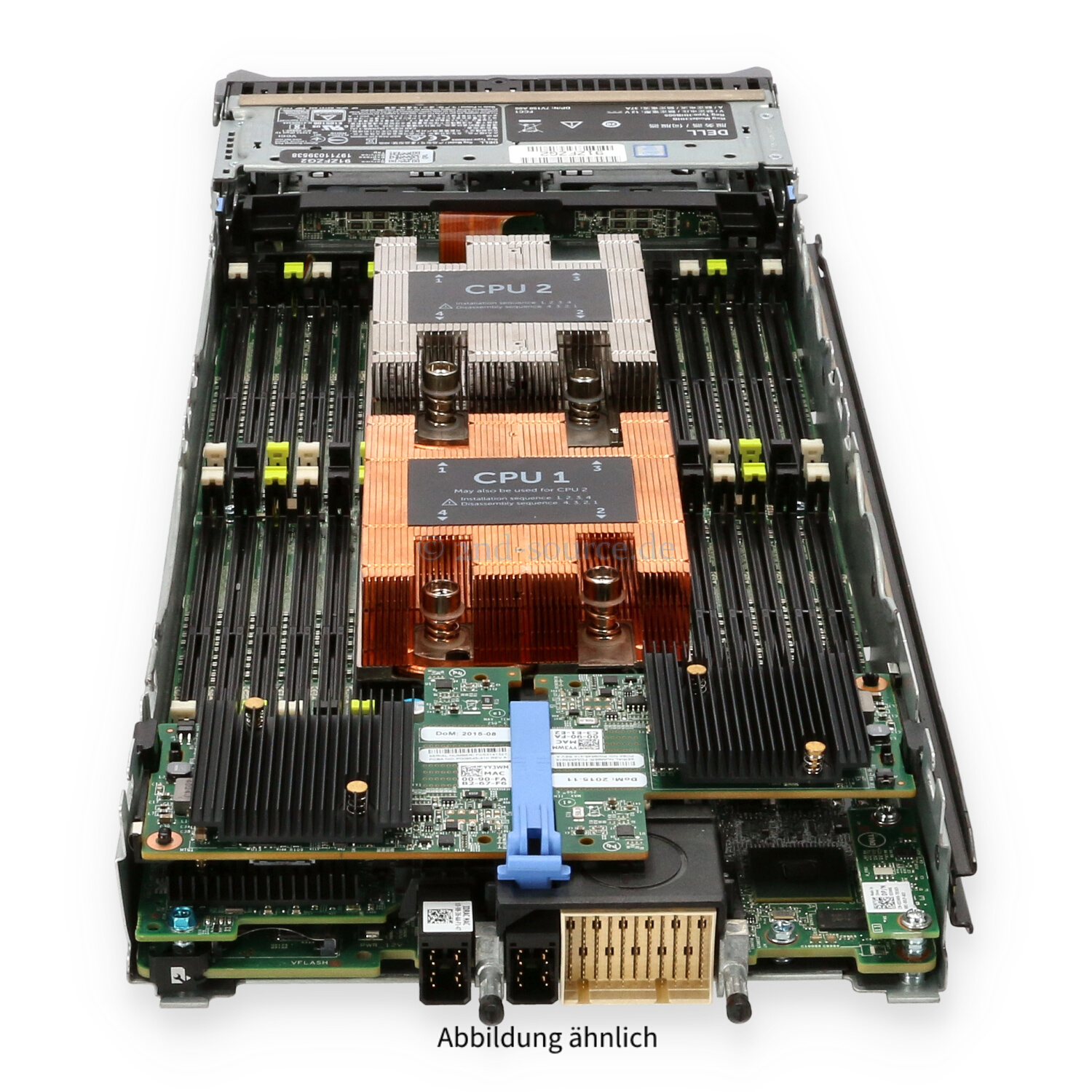 Dell PowerEdge M630 4x1.8'' CTO inkl. H730p 2xHeatsink 3xOCM14102B