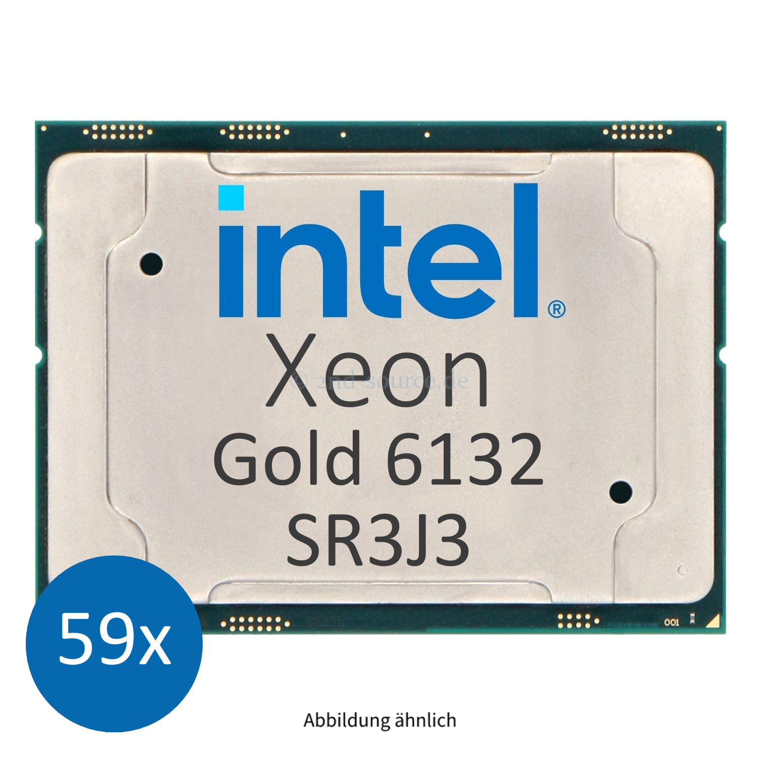 59x Intel Xeon Gold 6132 2.60GHz 19.25MB 14-Core CPU 140W SR3J3 CD8067303592500
