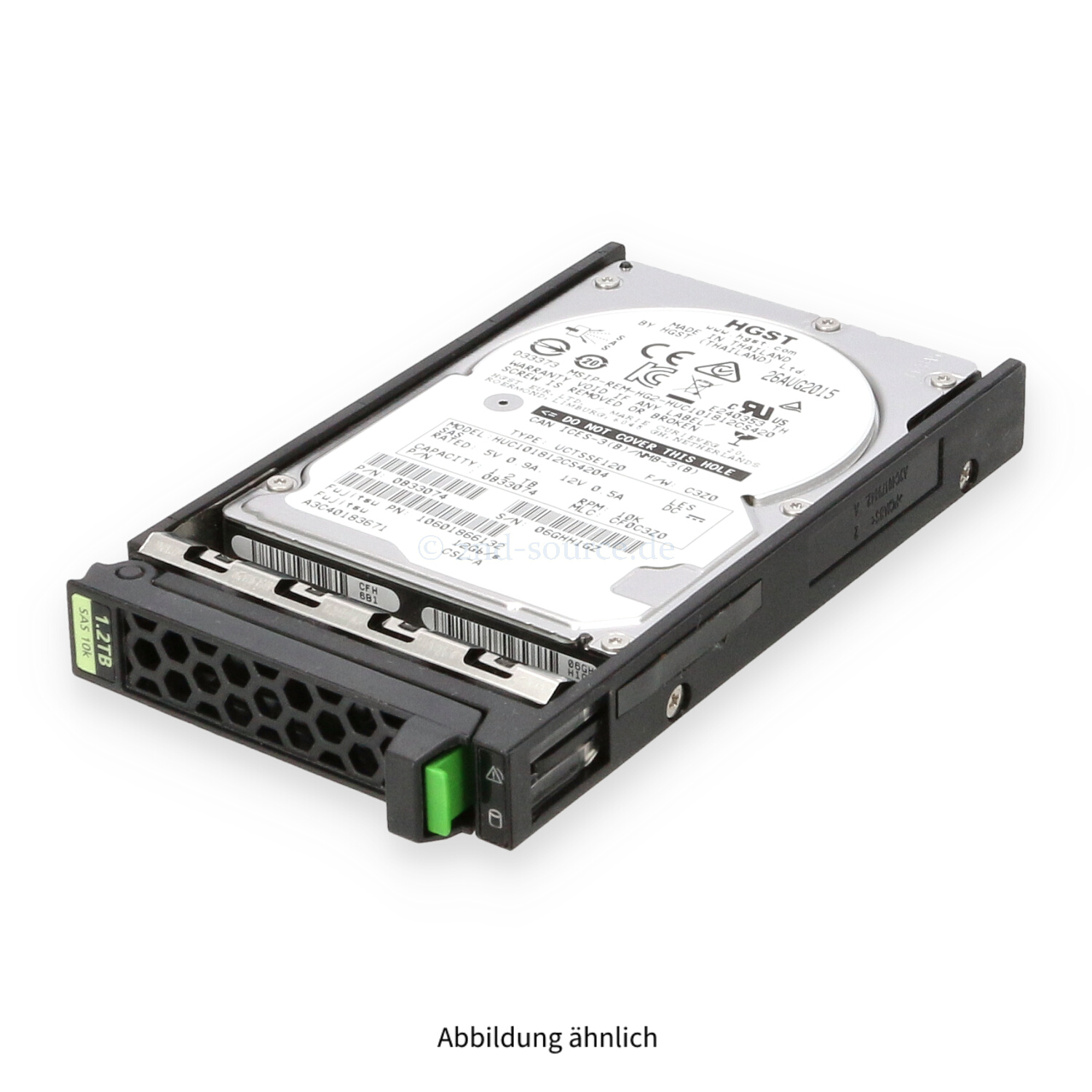 Fujitsu 1.2TB SAS 12G SFF HotPlug HDD S26361-F5543-L112 A3C40183671 10601866132