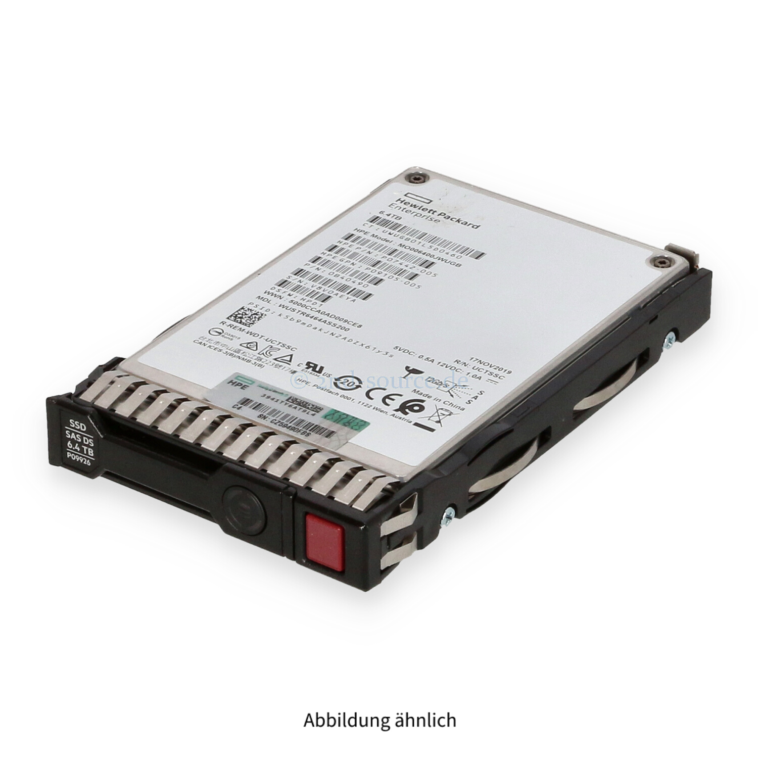 HPE 6.4TB SAS 12G SFF Mixed Use SC HotPlug SSD P09096-B21 P09926-001