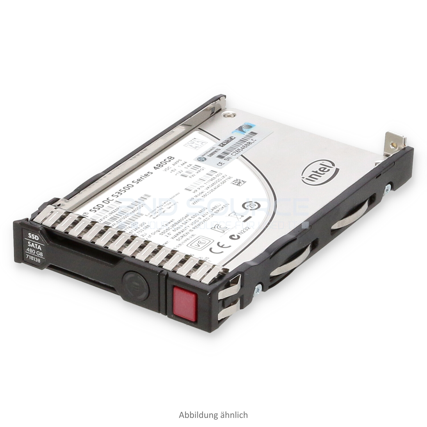 HPE 480GB SATA 6G SFF Value Endurance SC HotPlug SSD 717971-B21 718138-001