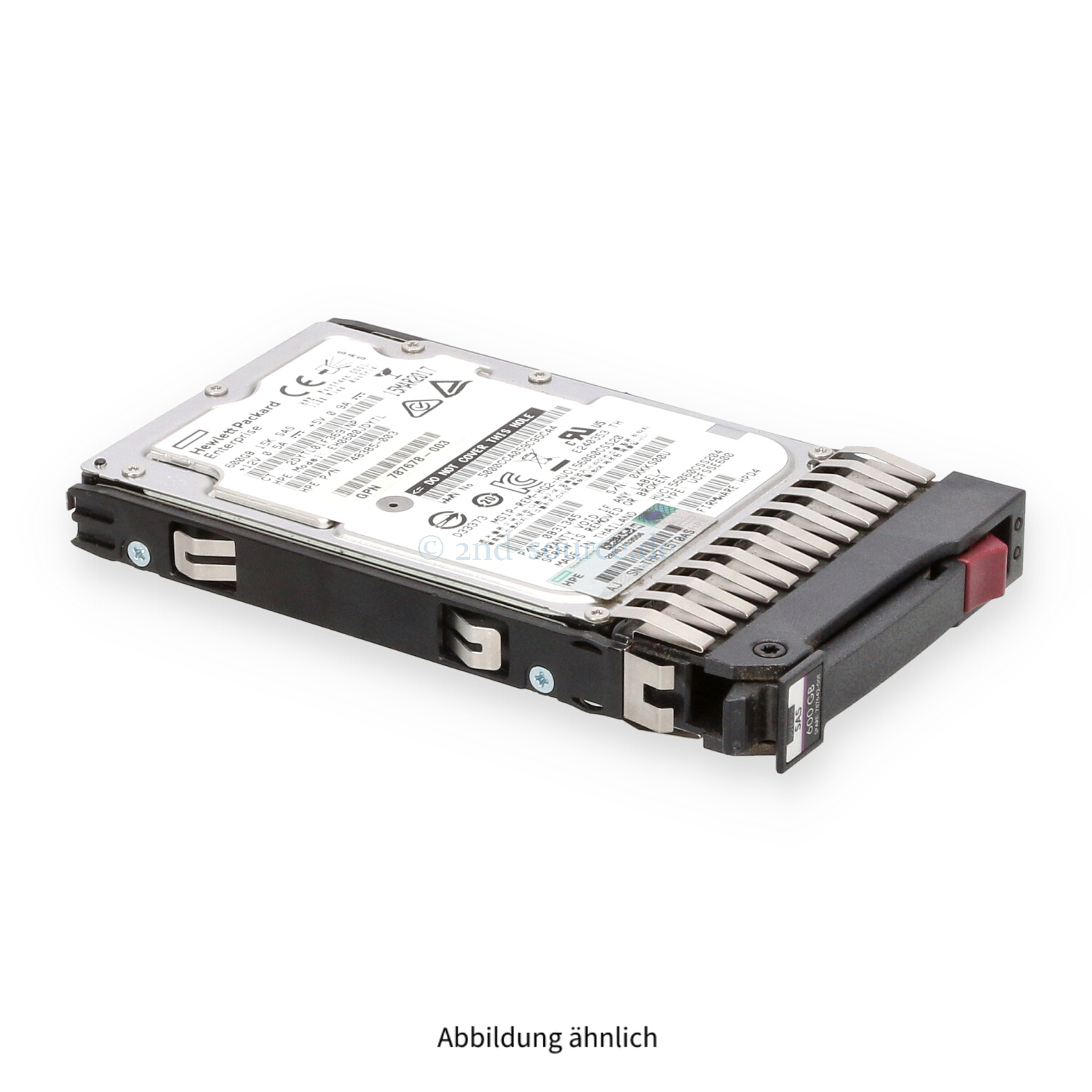 HPE 600GB 15k SAS 12G SFF DP HotPlug HDD MSA 2040 J9F42A 787642-001