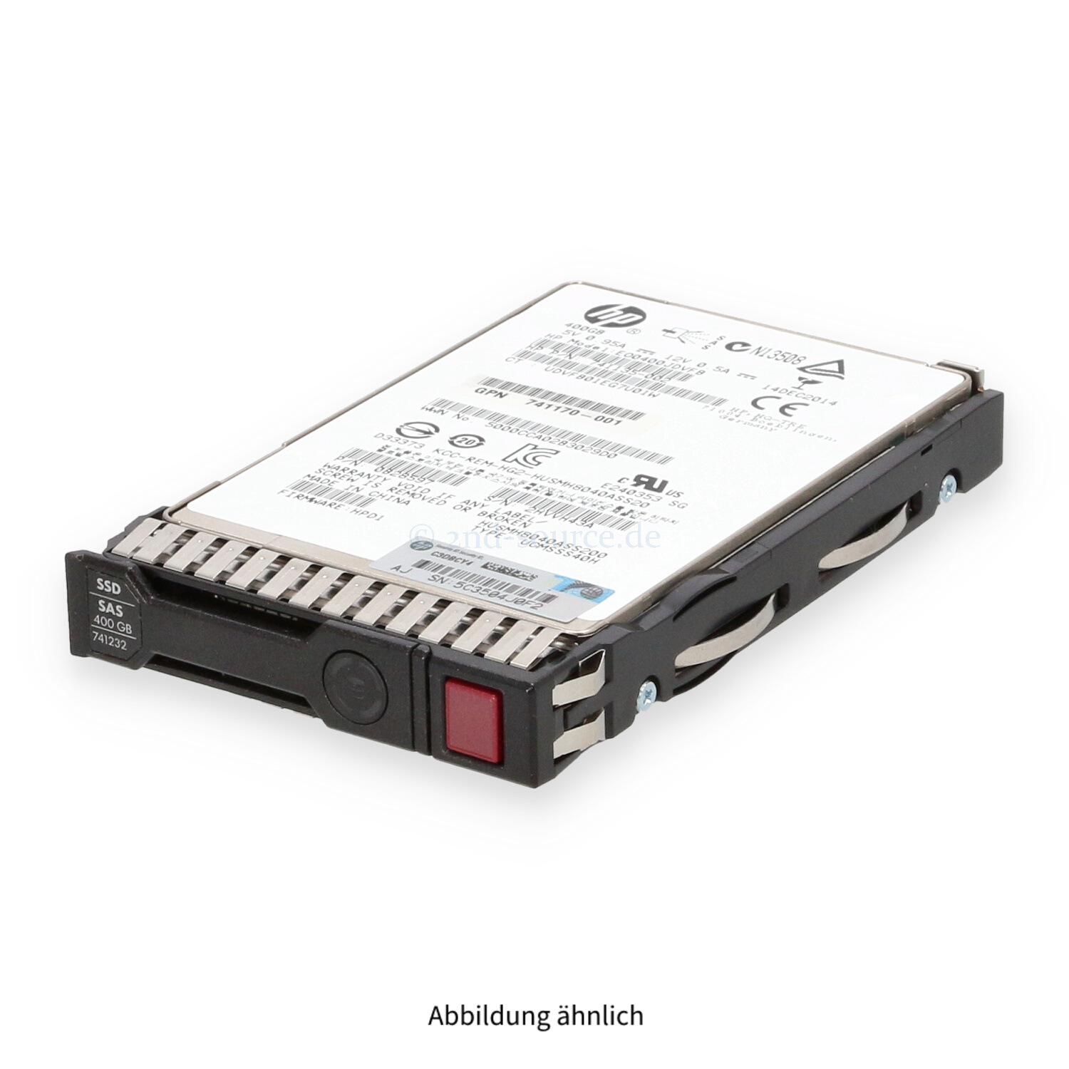 HPE 400GB SAS 12G SFF SC HotPlug SSD 741155-B21 741232-001