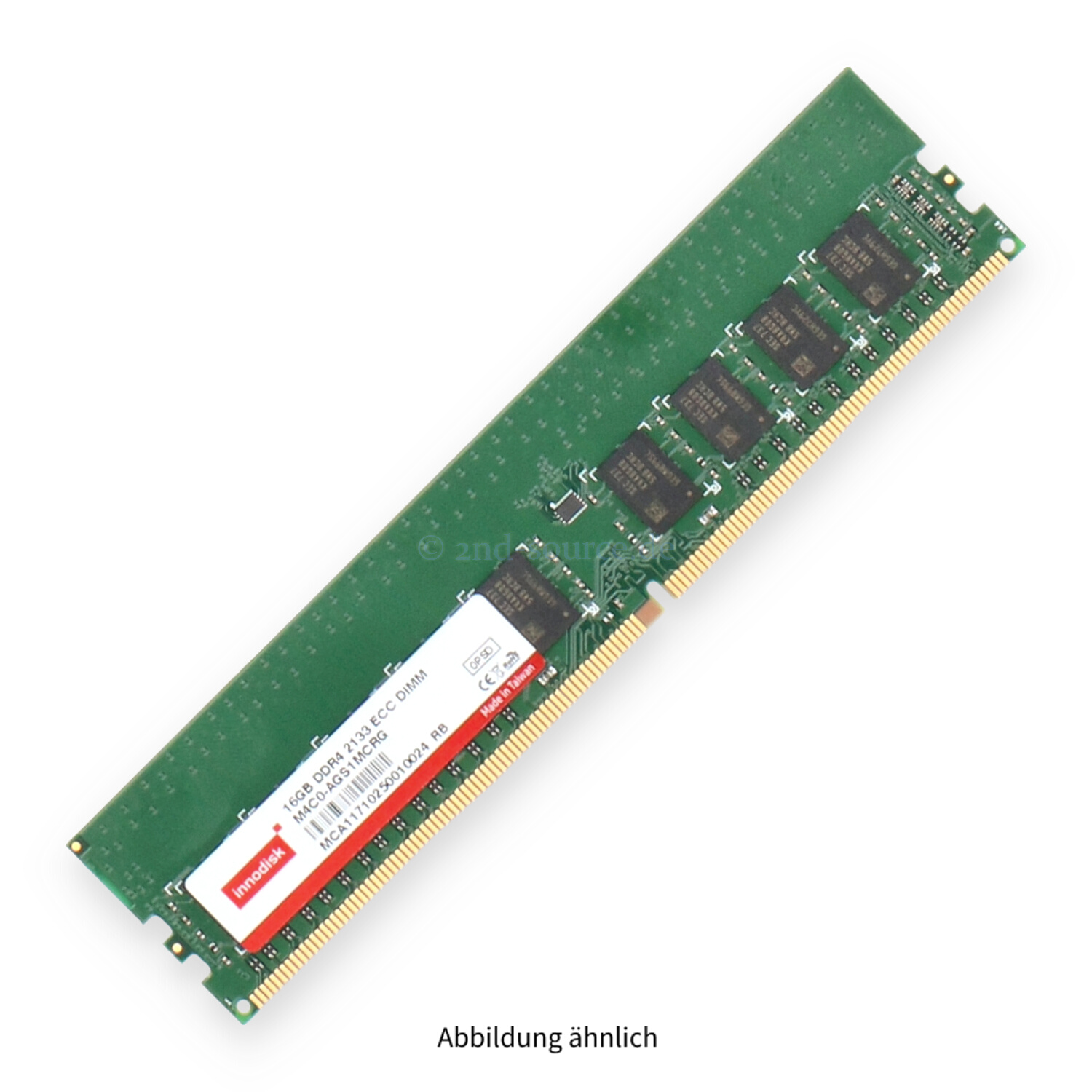 Innodisk 16GB PC4-17000 DIMM Dual Rank (DDR4-2133) Unbuffered ECC M4C0-AGS1MCRG