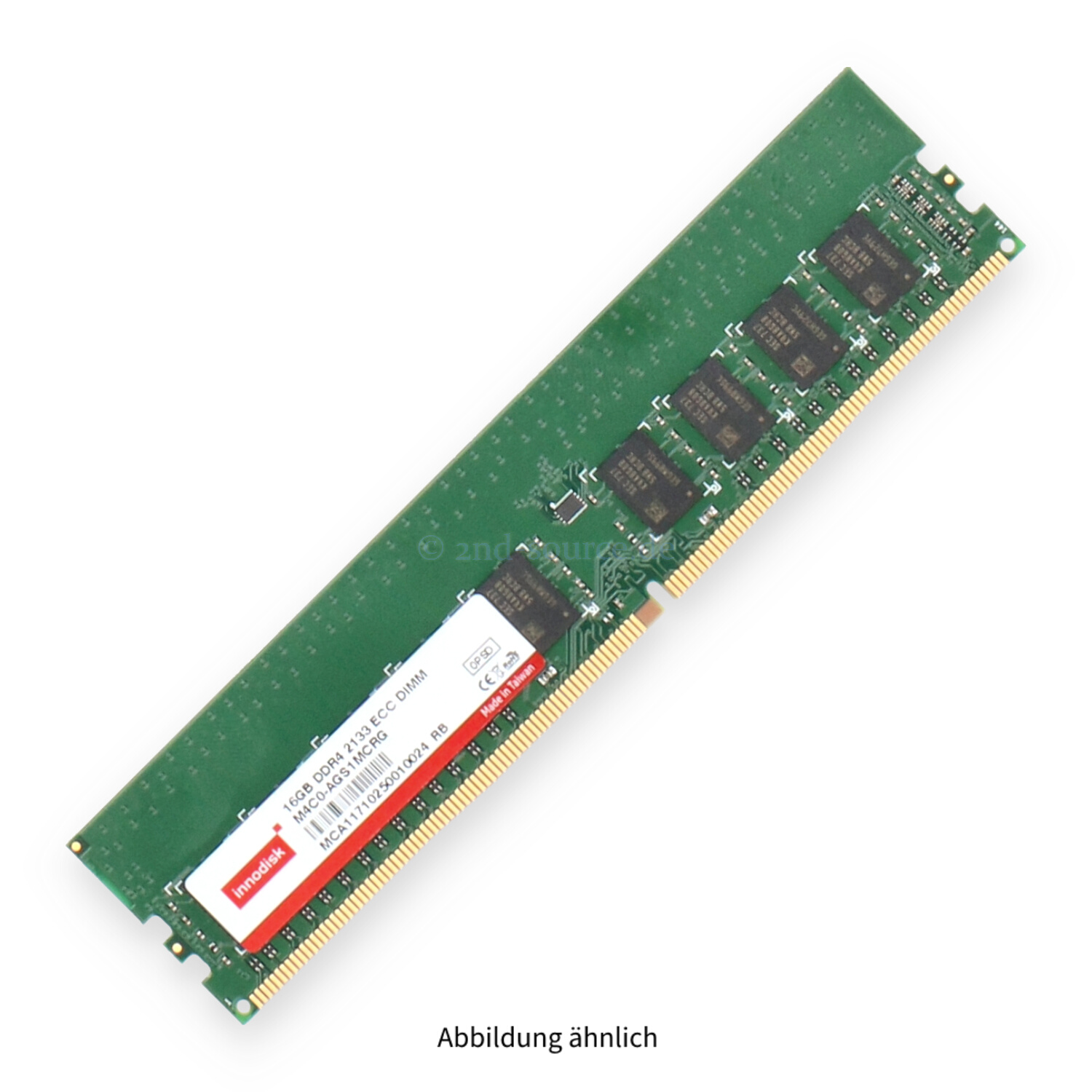 Innodisk 16GB PC4-17000 DIMM Dual Rank (DDR4-2133) Unbuffered ECC M4C0-AGS1MCRG