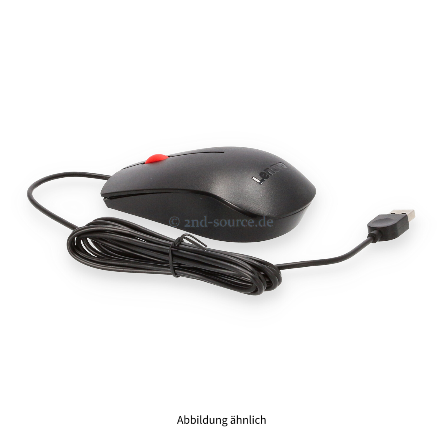 Lenovo Optical USB Mouse 3 Tasten Beidhändig Schwarz 00PH133