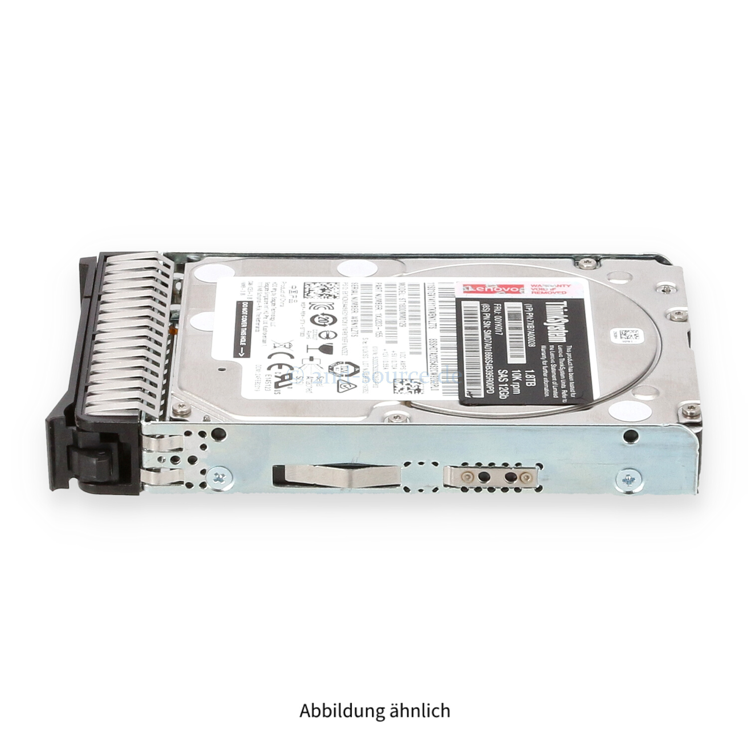 Lenovo 1.8TB 10k SAS 12G SFF HotPlug HDD 7XB7A00028 00YK017 SH27A01428