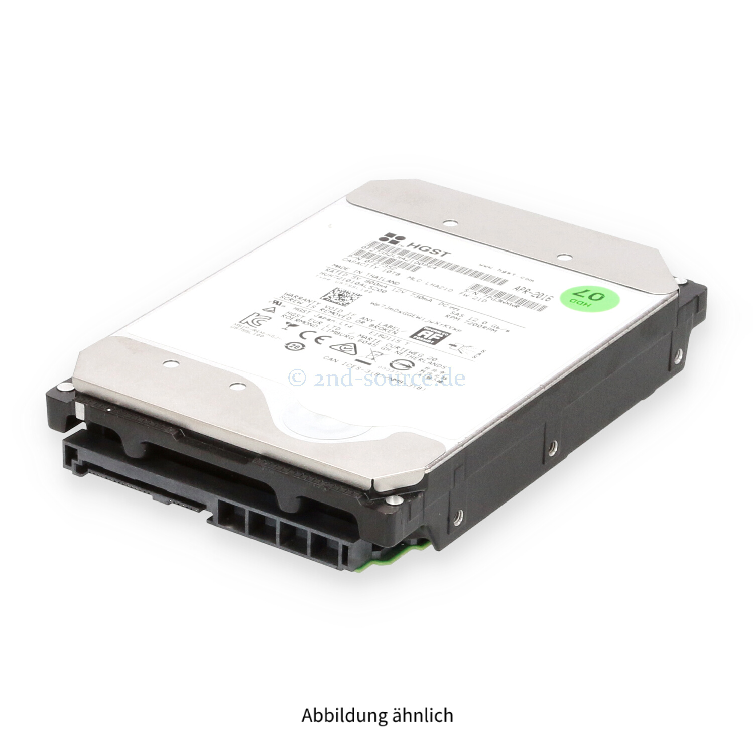 HGST Ultrastar 10TB 7.2k SAS 12G LFF HDD HUH721010AL5200 HGST Ultrastar 10TB 7.2k SAS 12G LFF HDD HUH721010AL5200
