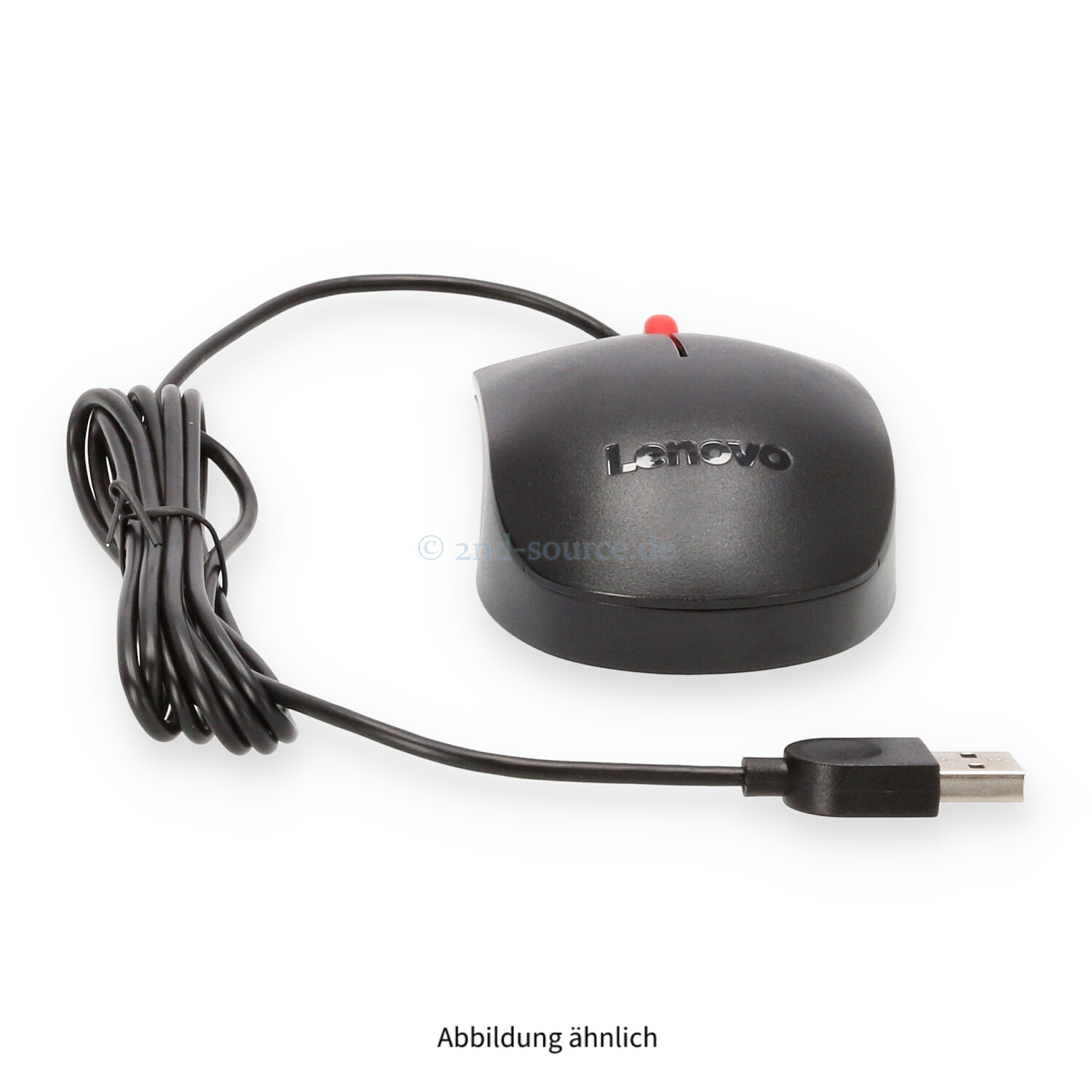 Lenovo Optical USB Mouse 3 Tasten Beidhändig Schwarz 00PH133