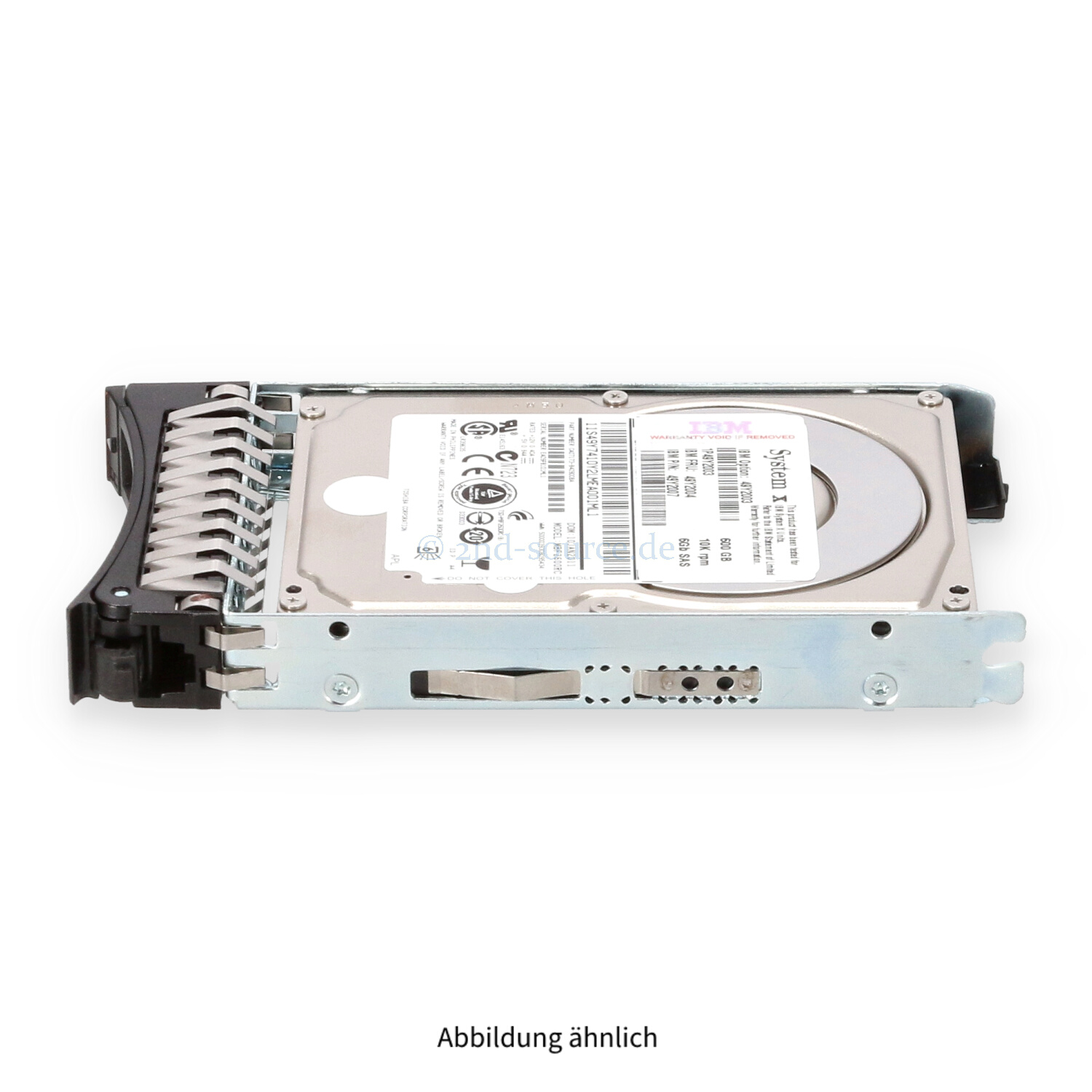 IBM 600GB 10k SAS 6G SFF HotPlug HDD x3550 M2 M3 x3650 M2 M3 49Y2003 49Y2004 49Y2007