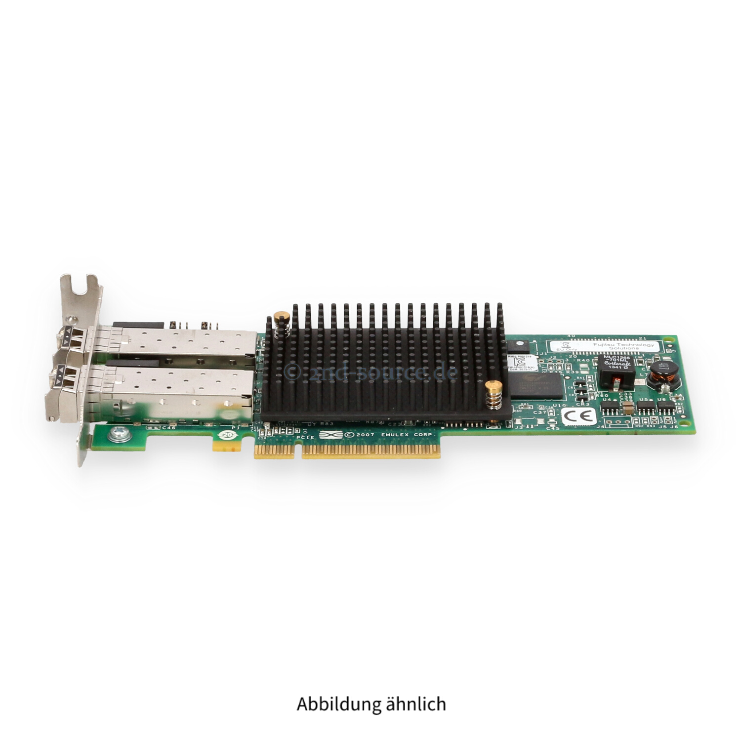 Fujitsu LPe12002 2x 8GB SFP Fibre Channel PCIe HBA Low Profile S26361-F3961-E202 P002181