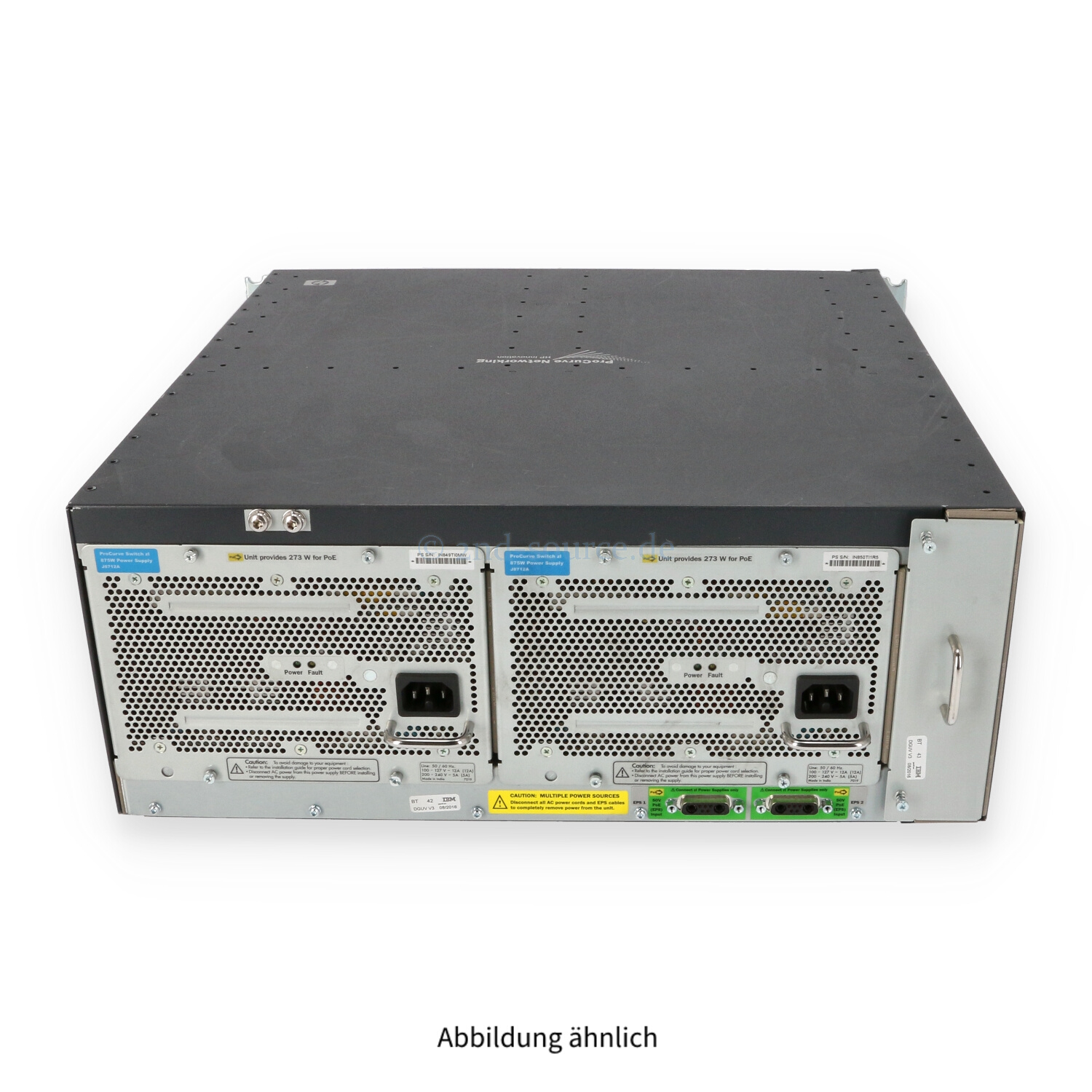 HPE ProCurve 5406zl 92x 1GbE PoE 4x SFP 1GbE inkl. Management Module 2x 875W Switch J8697A