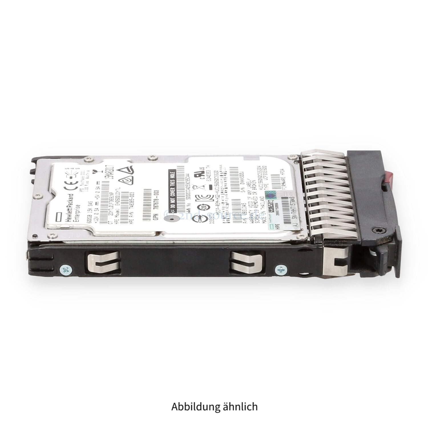HPE 600GB 15k SAS 12G SFF DP HotPlug HDD MSA 2040 J9F42A 787642-001