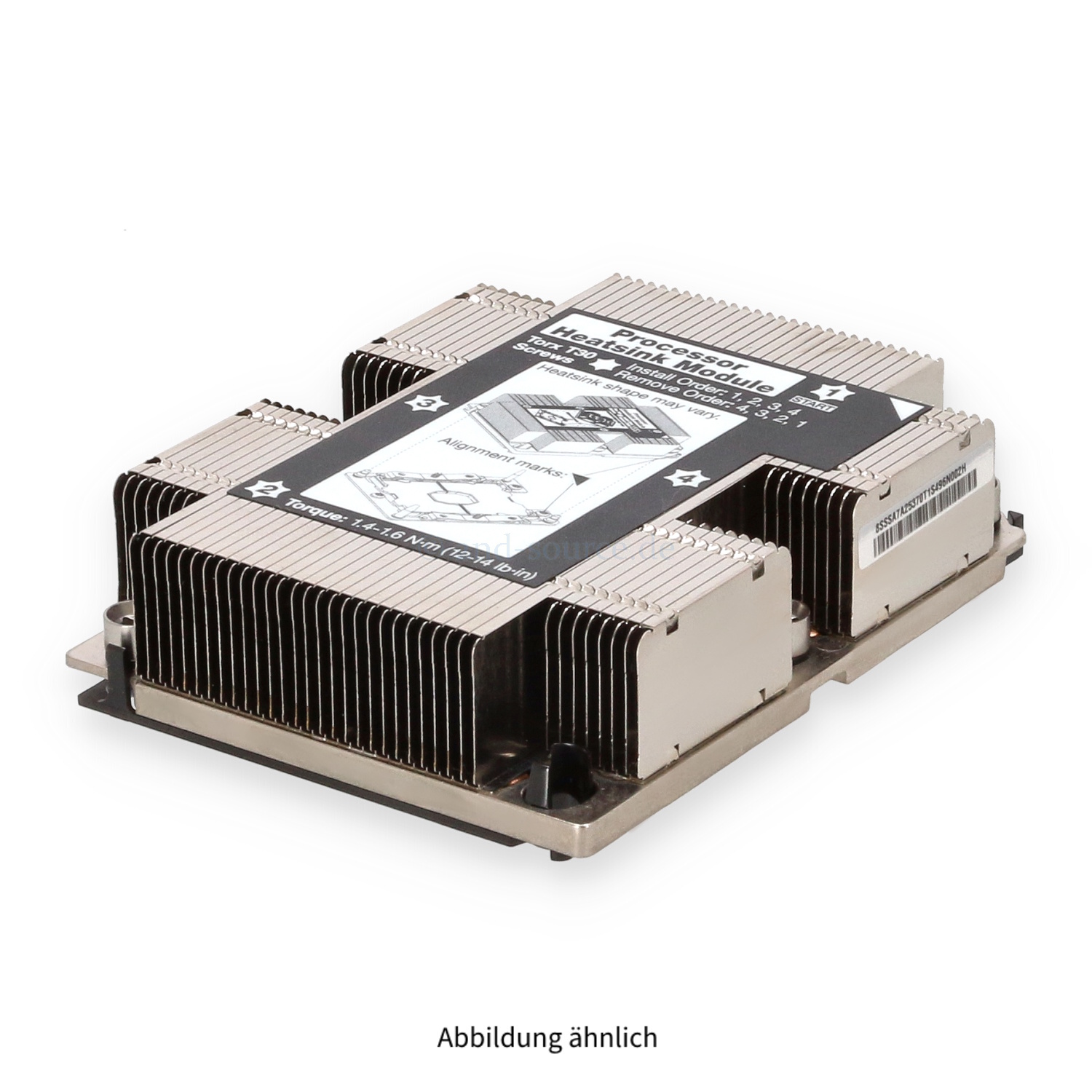 Lenovo 1U 125W - 165W High Performance Heatsink 01KP650 SH47A11842 Lenovo 1U 125W - 165W High Performance Heatsink 01KP650 SH47A11842