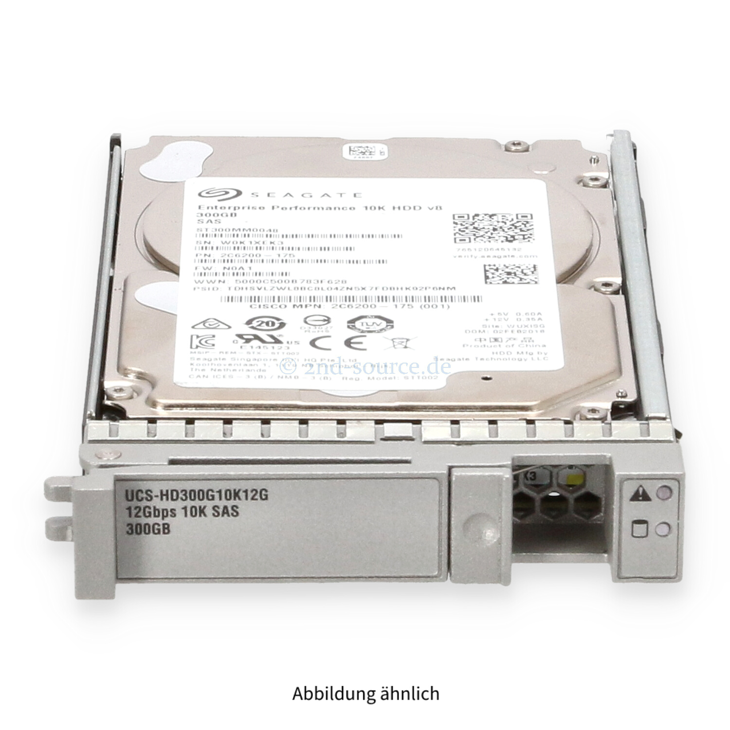 Cisco 300GB 10k SAS 12G SFF HotPlug HDD UCS-HD300G10K12G= UCS-HD300G10K12G