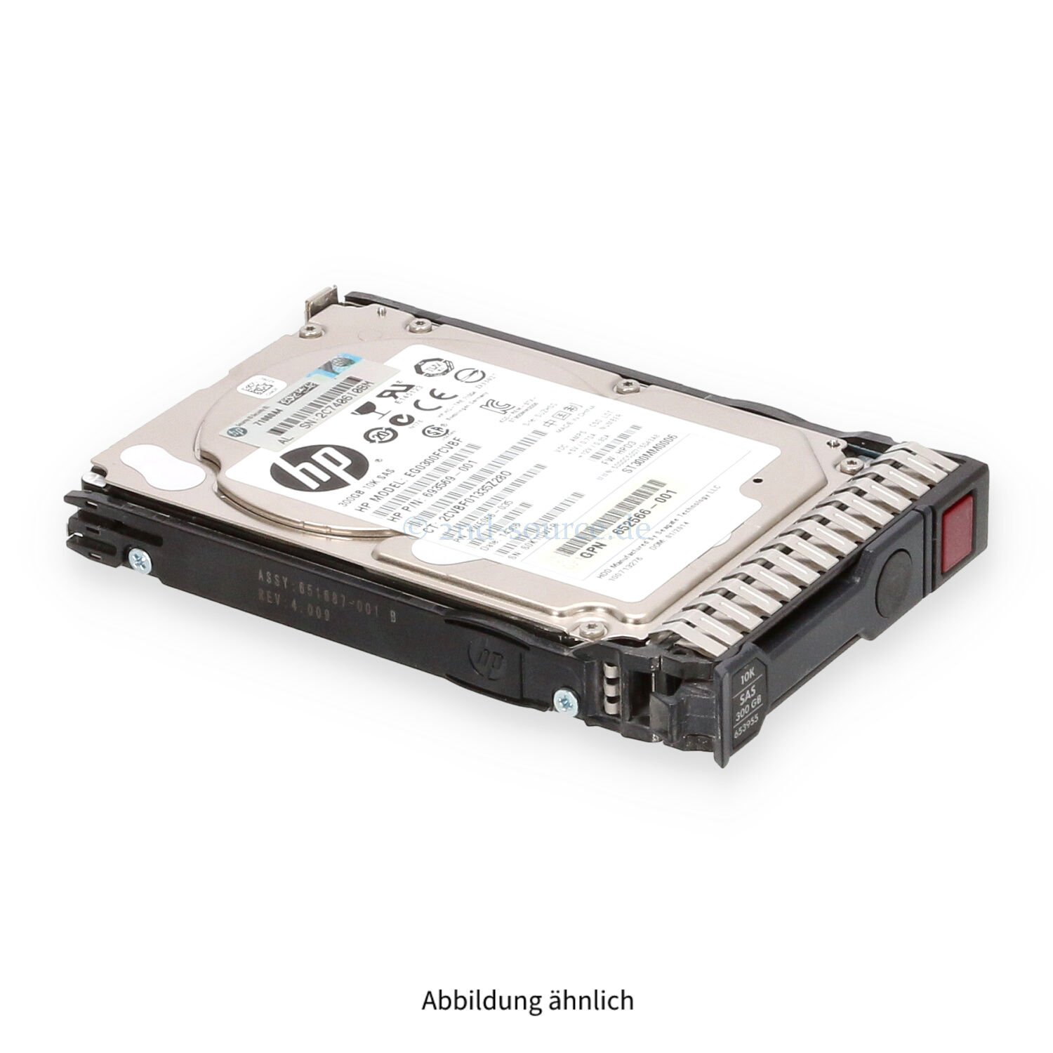 HPE 300GB 10k SAS 6G SFF SC HotPlug HDD 652564-B21 653955-001