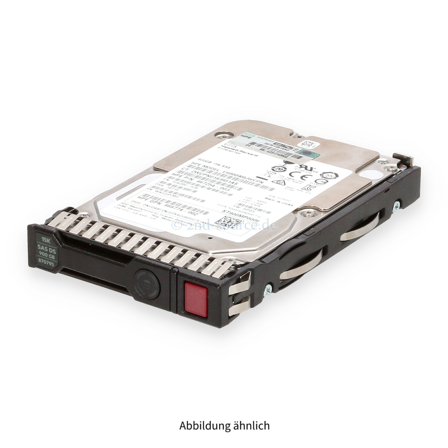 HPE 900GB 15k SAS 12G SFF SC HotPlug HDD 870759-B21 870795-001
