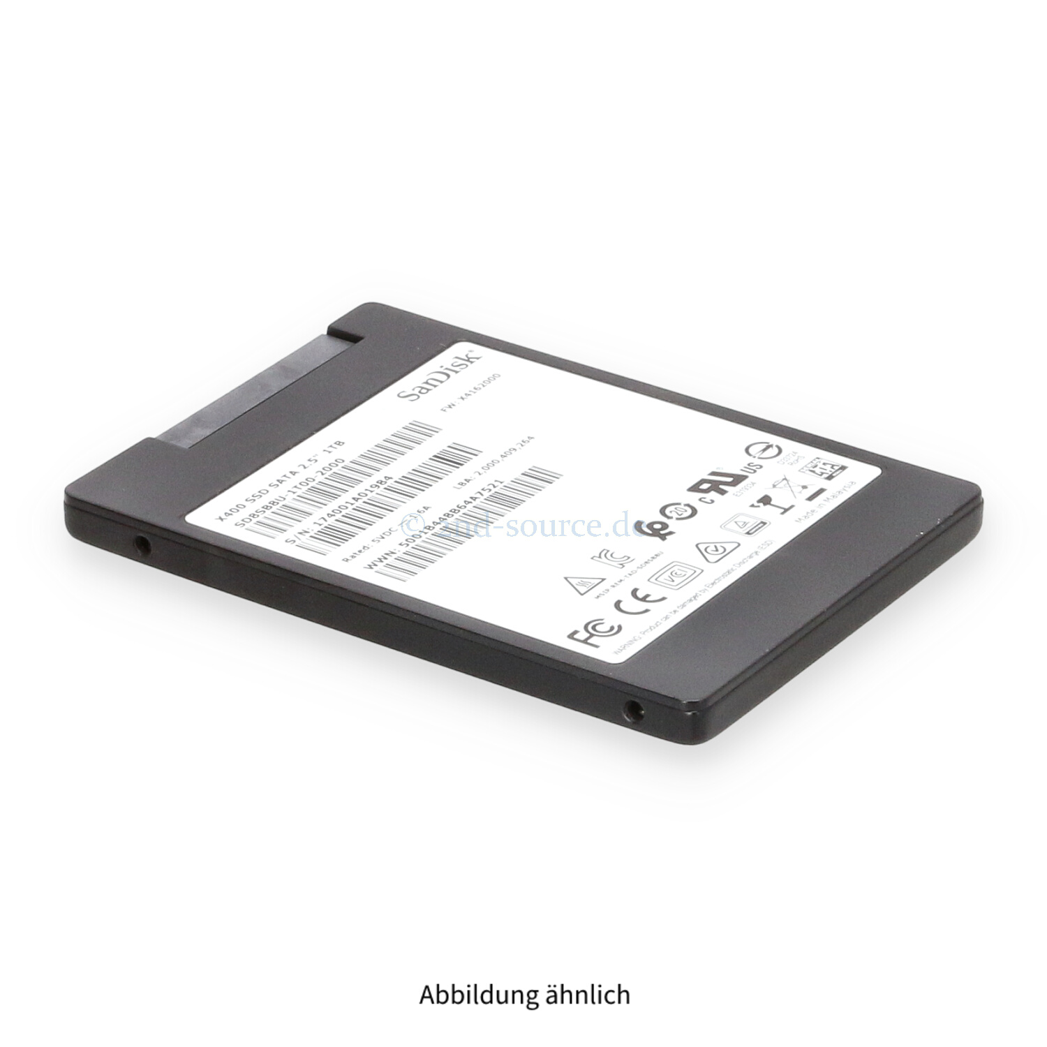 SanDisk X400 1TB SAS 6G SFF Read Intensive SSD SD8SB8U-1T00-2000