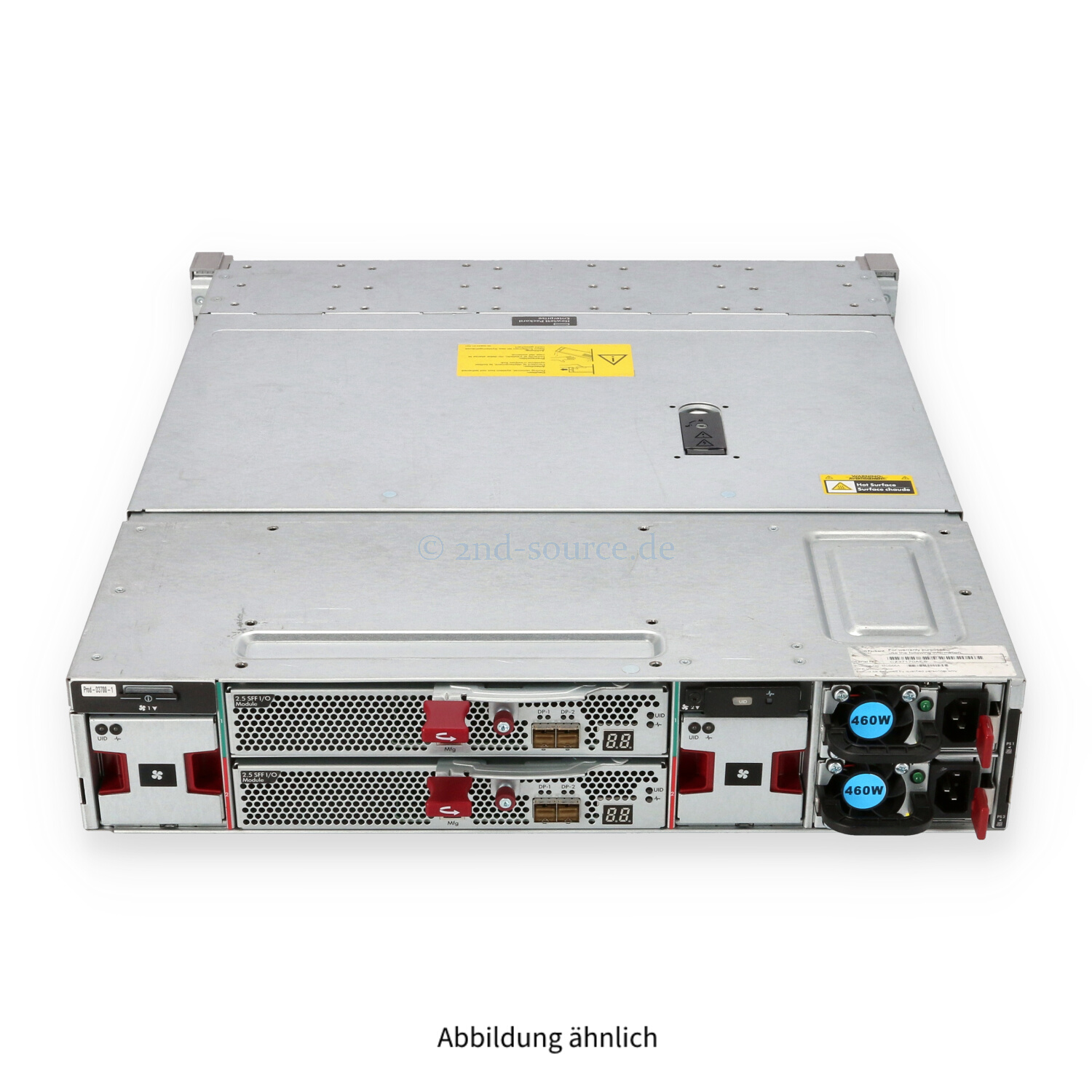 HPE StorageWorks D3700 Disk Enclosure mit 25x 600GB 10k SAS 6G SFF HDD (15TB) 2x 460W B7E40A QW967A