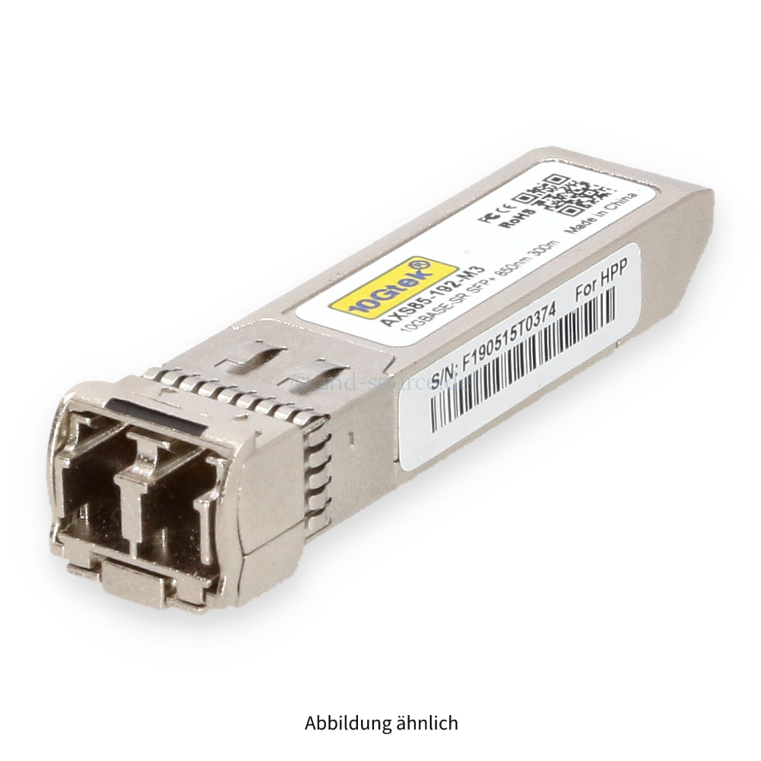10G SFP+ LC SR Transceiver kompatibel zu HPE ProCurve X132 J9150A 10G SFP+ LC SR Transceiver kompatibel zu HPE ProCurve X132 J9150A