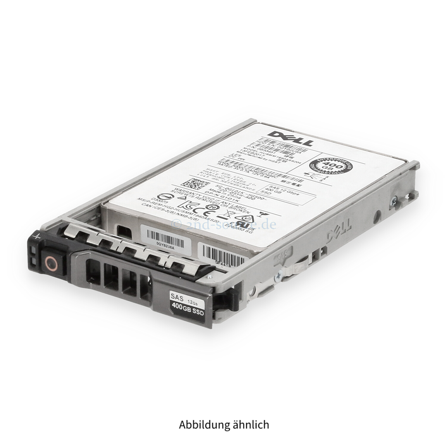 Dell 400GB SAS 12G SFF Write Intensive HotPlug SSD G1D1K 0G1D1K
