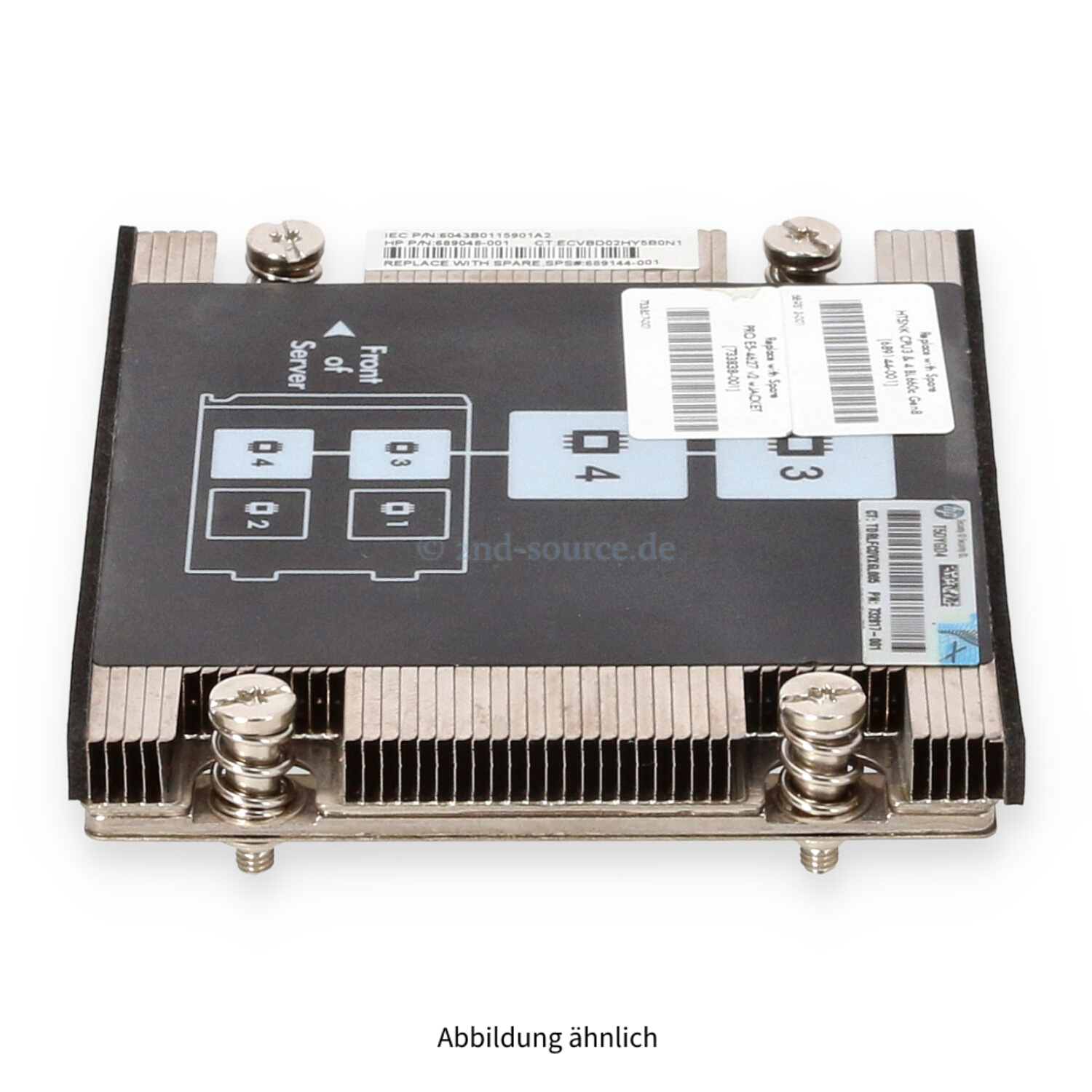 HPE Heatsink CPU 3+4 BL660c G8 689144-001 HPE Heatsink CPU 3+4 BL660c G8 689144-001