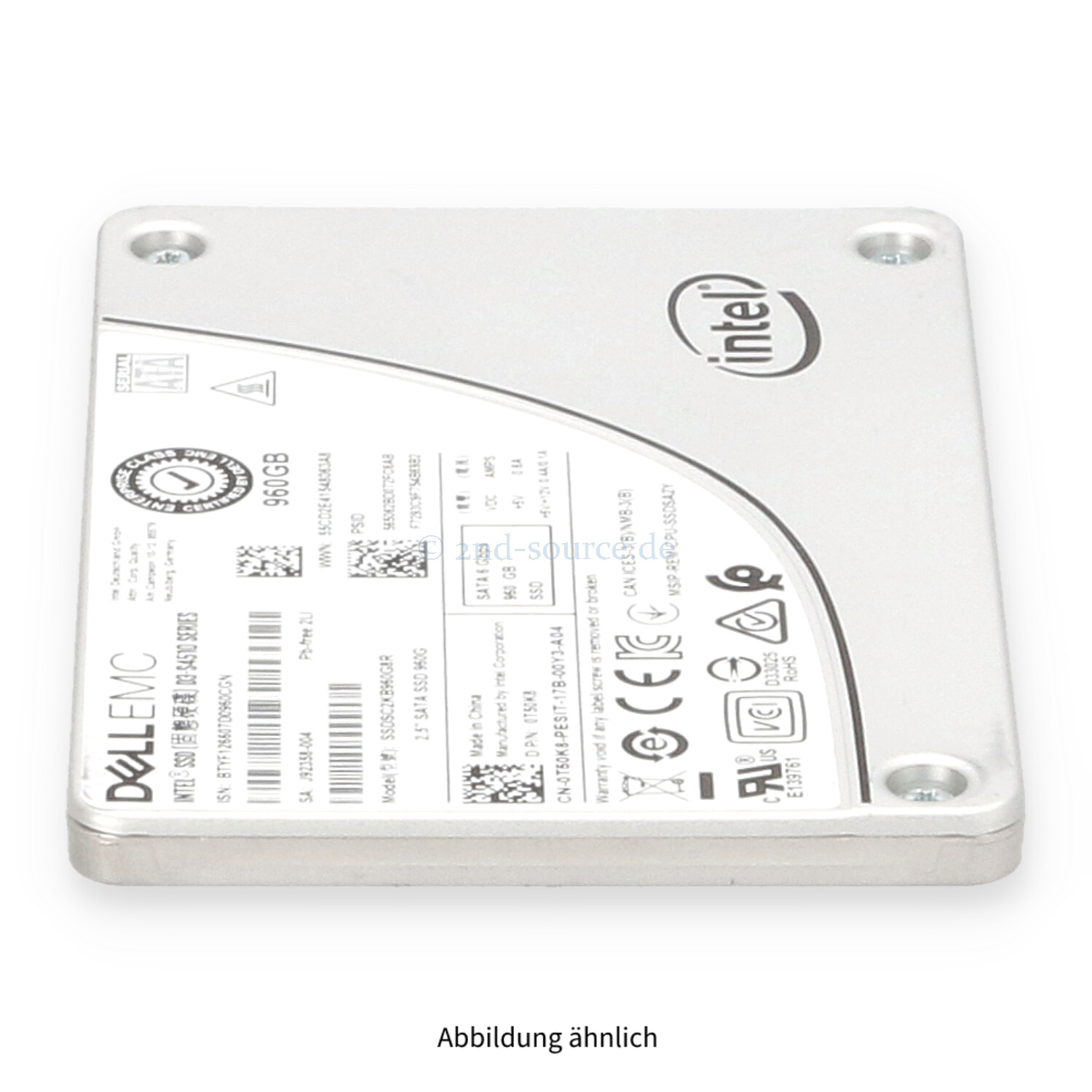 Dell 960GB SATA 6G SFF Read Intensive SSD T50K8 0T50K8