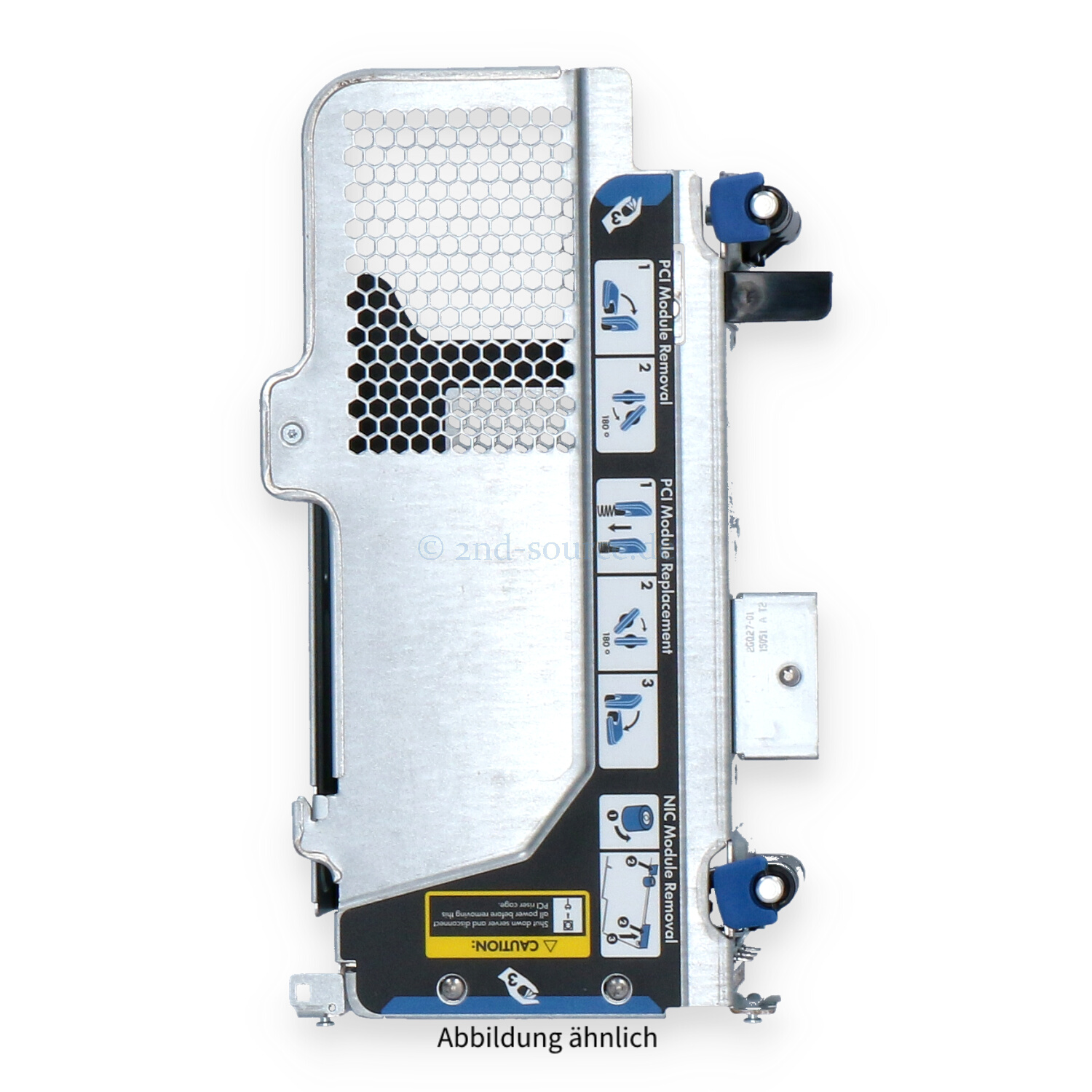 HPE Zassy Slot1 GPU Riser Cage DL380p G8 728536-001 HPE Zassy Slot1 GPU Riser Cage DL380p G8 728536-001