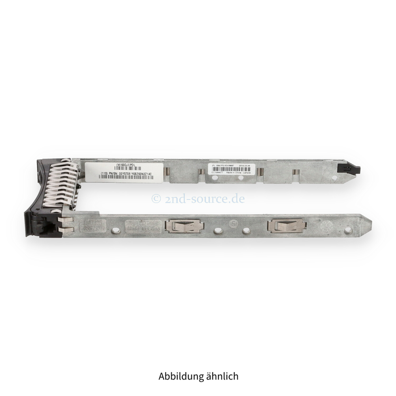 IBM Storwize SFF HotPlug Tray V3500 V3700 V7000 G2 45W8687 45W2107