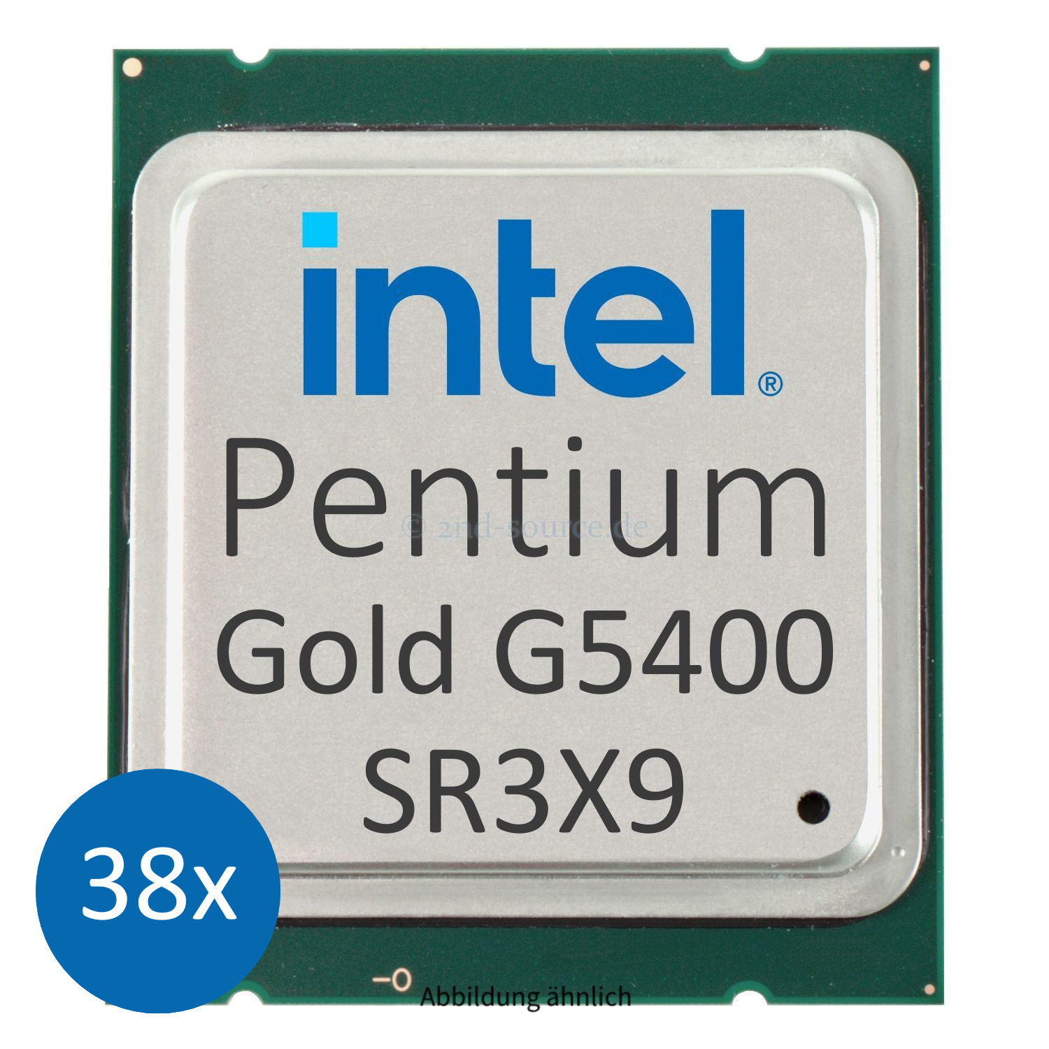 38x Intel Pentium Gold G5400 3.70GHz 2-Core 4MB CPU 58W SR3X9 CM8068403360112