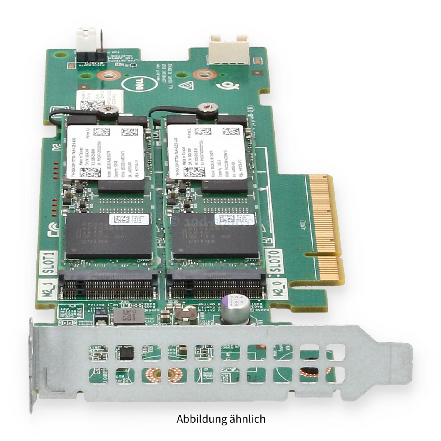 Dell BOSS 2x120GB M.2 Solid State Storage Adapter PCIe Low Profile 2MFVD 02MFVD
