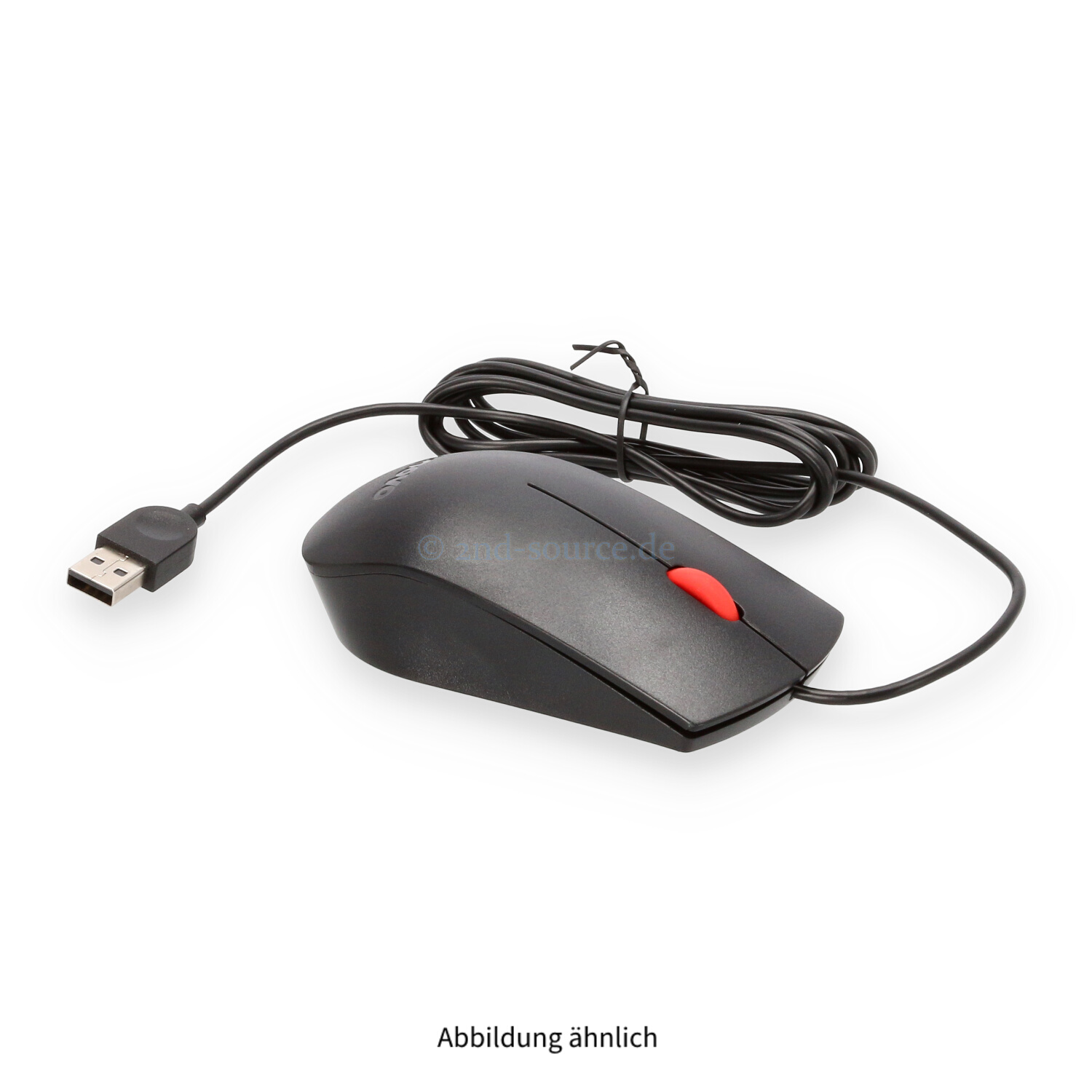 Lenovo Optical USB Mouse 3 Tasten Beidhändig Schwarz 00PH133