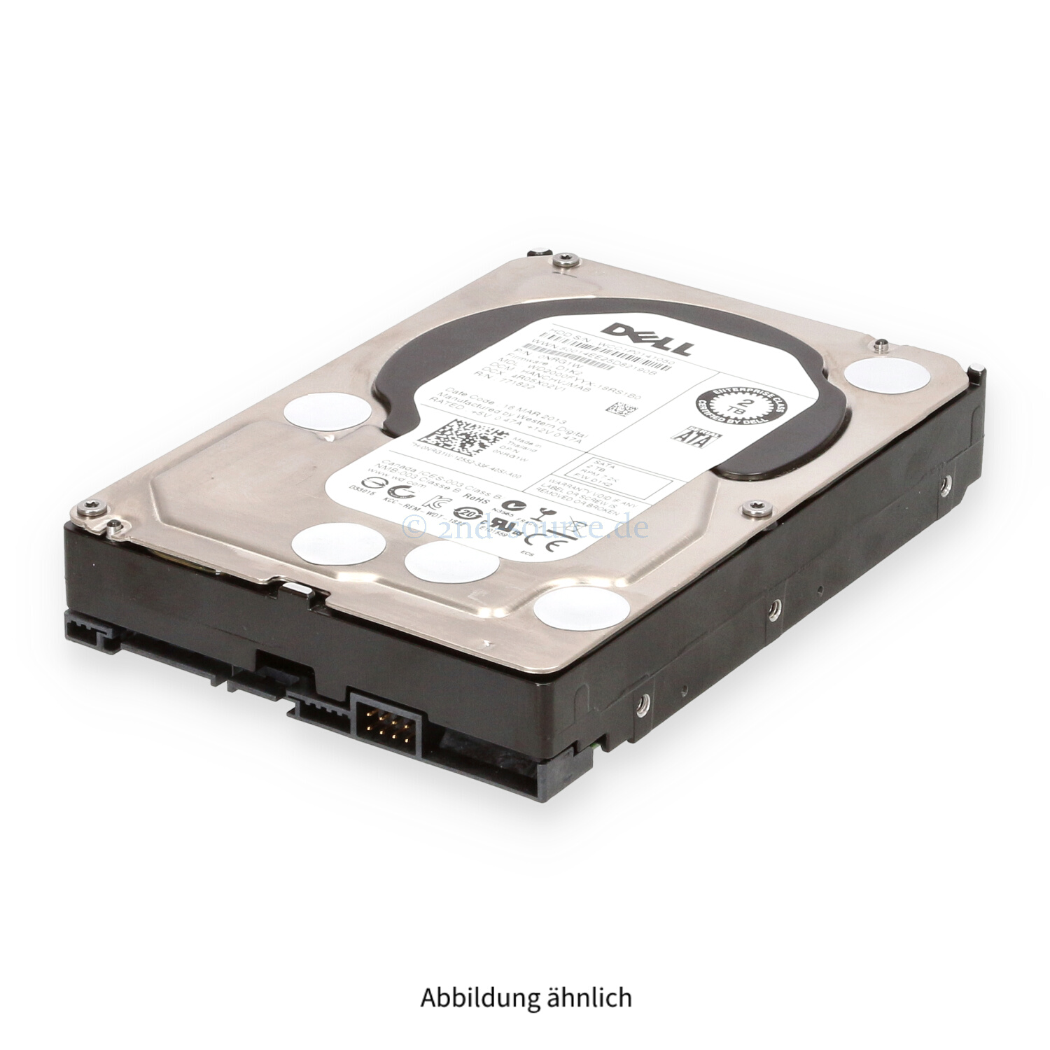 Dell 2TB 7.2k SATA 6G LFF HDD NRG1W 0NRG1W