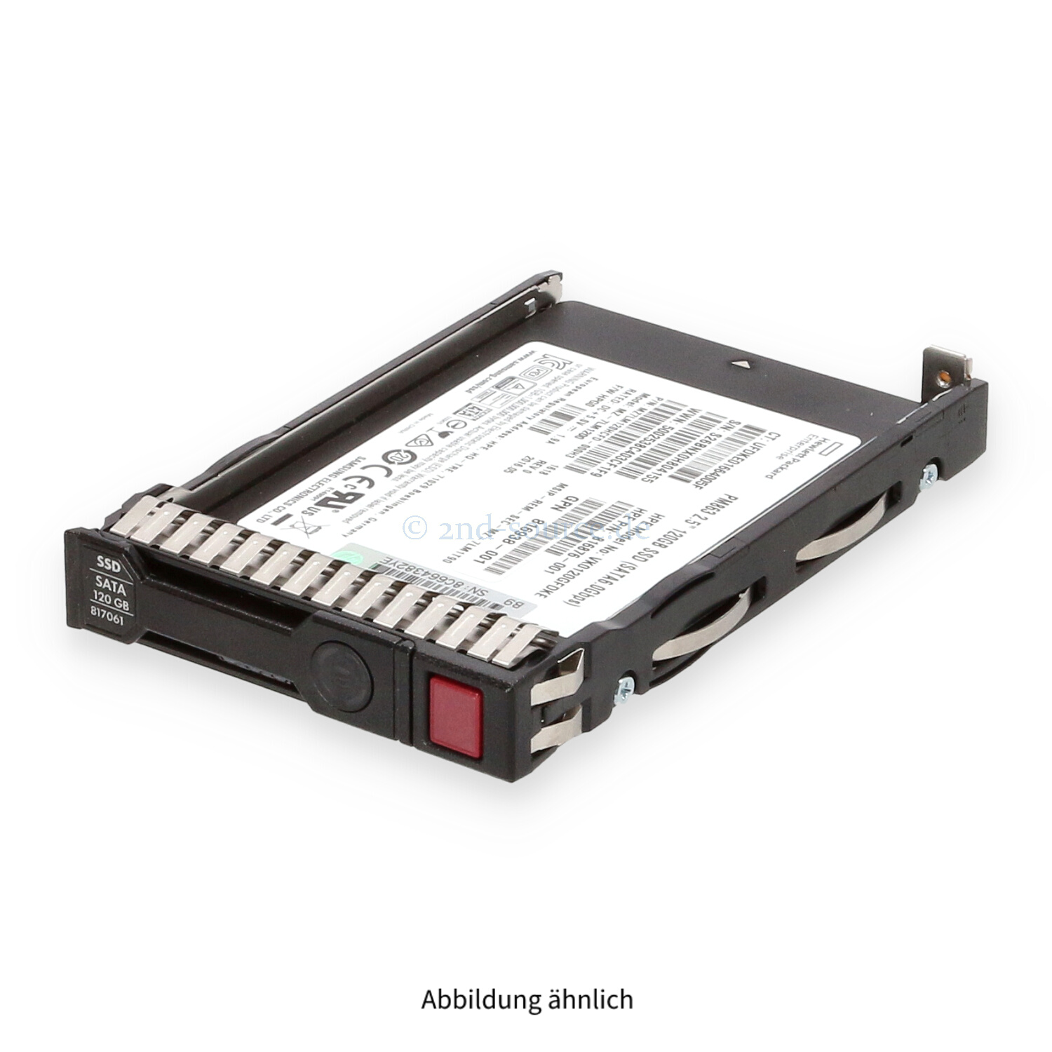 HPE 120GB SATA 6G SFF Read Intensive SC HotPlug SSD 816879-B21 817061-001