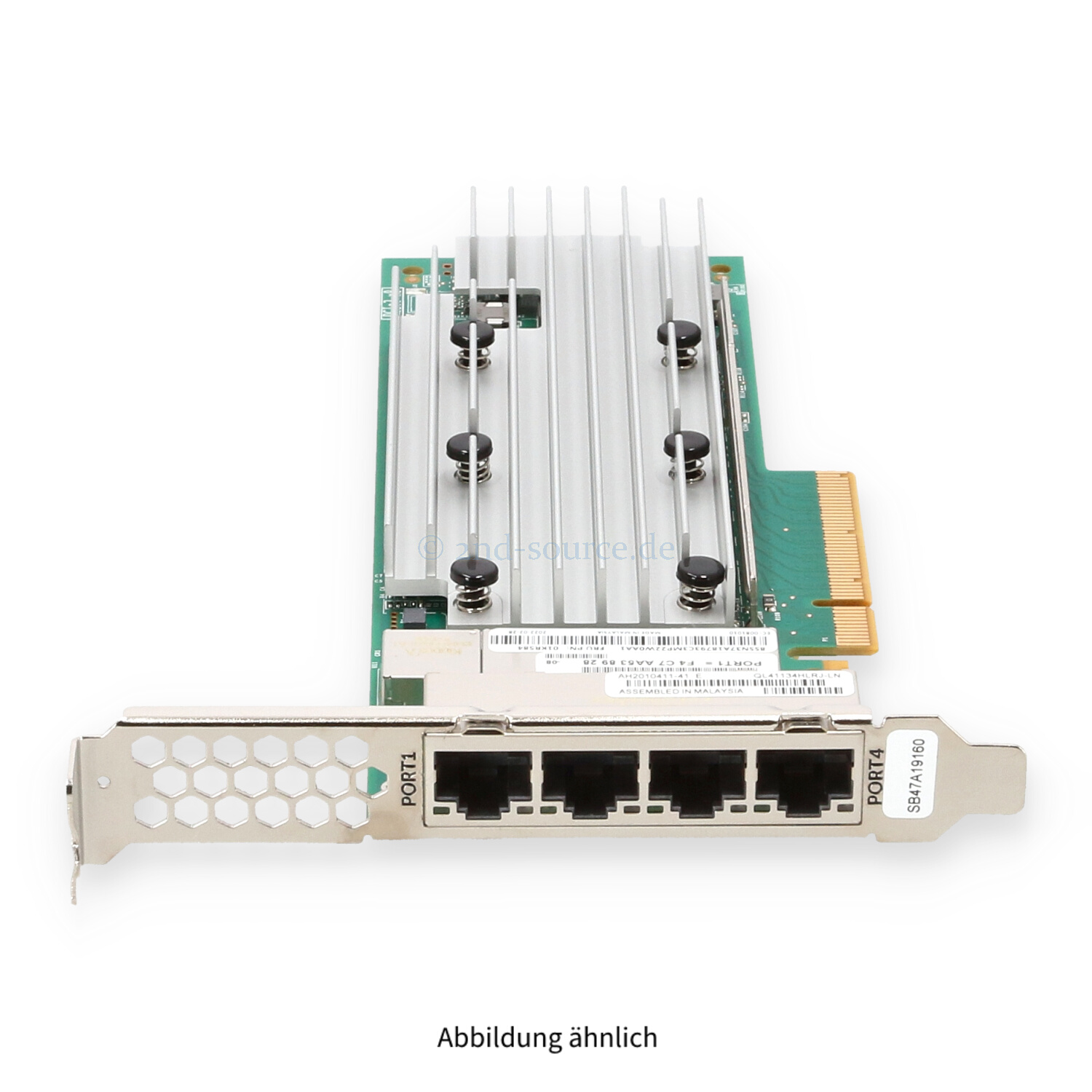 QLogic QL41134 4x 10GBase-T PCIe Server Ethernet Adapter QL41134HLRJ-LN AH2010411-41