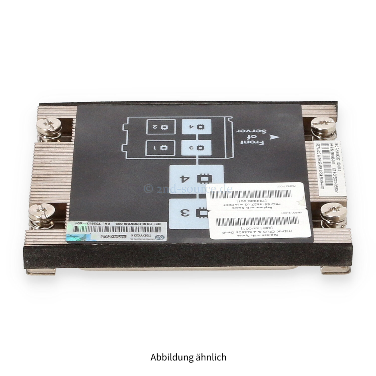HPE Heatsink CPU 3+4 BL660c G8 689144-001 HPE Heatsink CPU 3+4 BL660c G8 689144-001