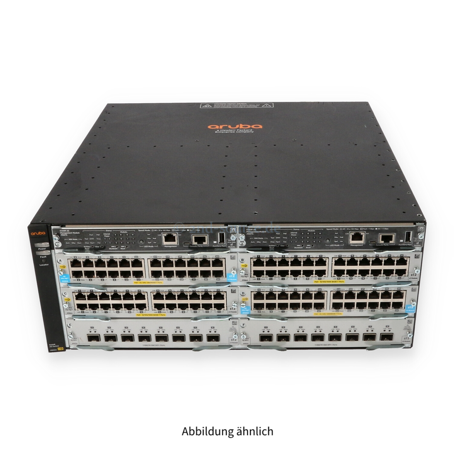 HPE Aruba 5406R zl2 96x 1GbE PoE+ 16x SFP+ 10GBase Switch 2x RPS HPE Aruba 5406R zl2 96x 1GbE PoE+ 16x SFP+ 10GBase Switch 2x RPS