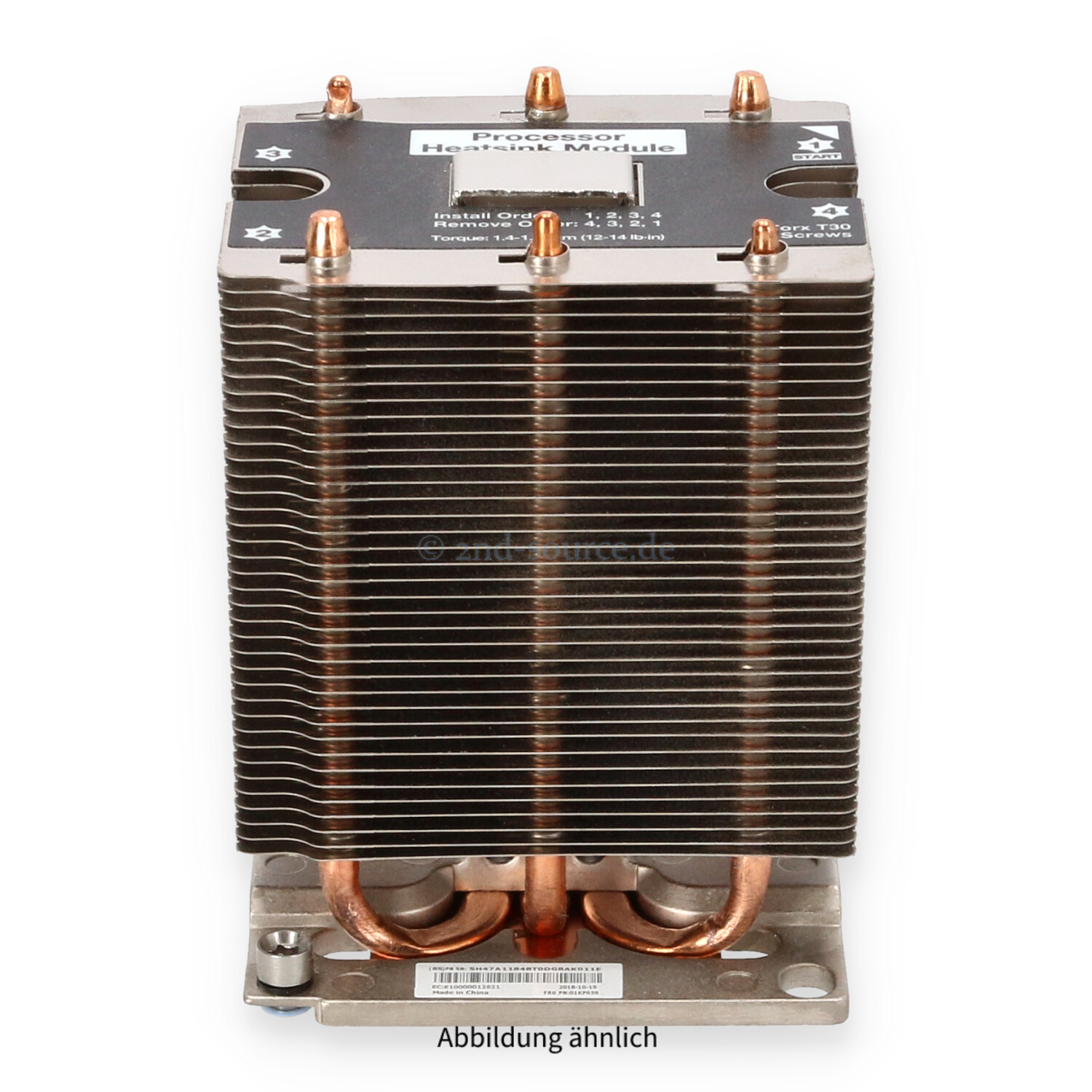 Lenovo Heatsink 125 W ST550 01KP659 SH47A11848 Lenovo Heatsink 125 W ST550 01KP659 SH47A11848