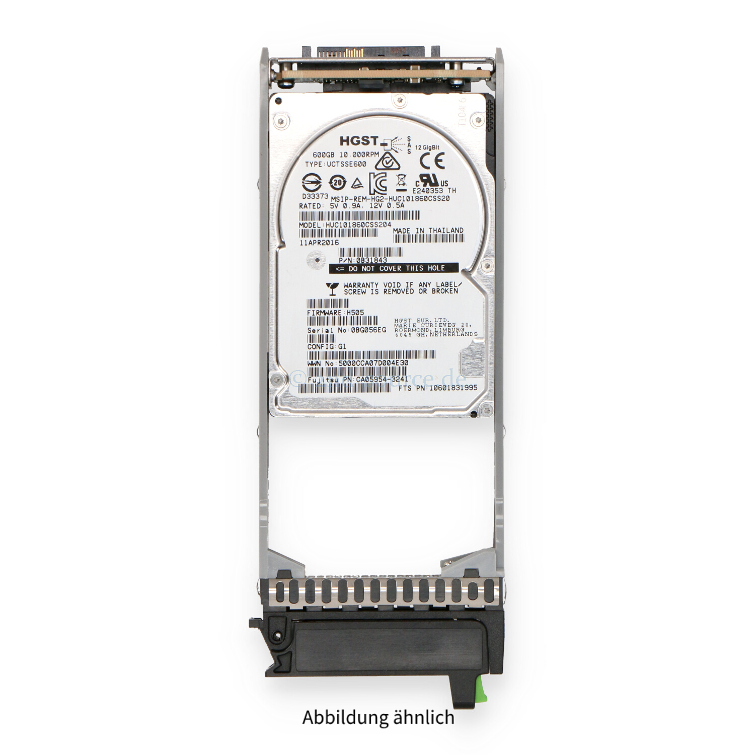 Fujitsu 600GB 10k SAS 12G SFF HotPlug HDD CA07670-E775